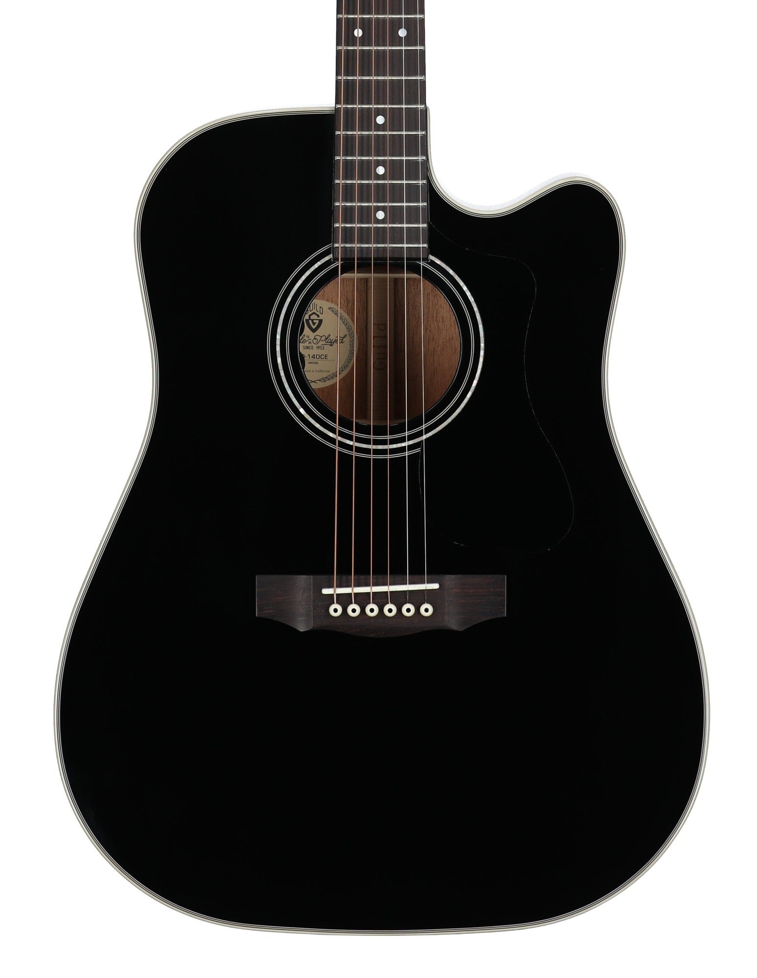 Guild D-140CE Dreadnought Cutaway Acoustic Electric Guitar with Gigbag