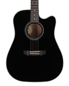 Guild D-140CE Dreadnought Cutaway Acoustic Electric Guitar with Gigbag