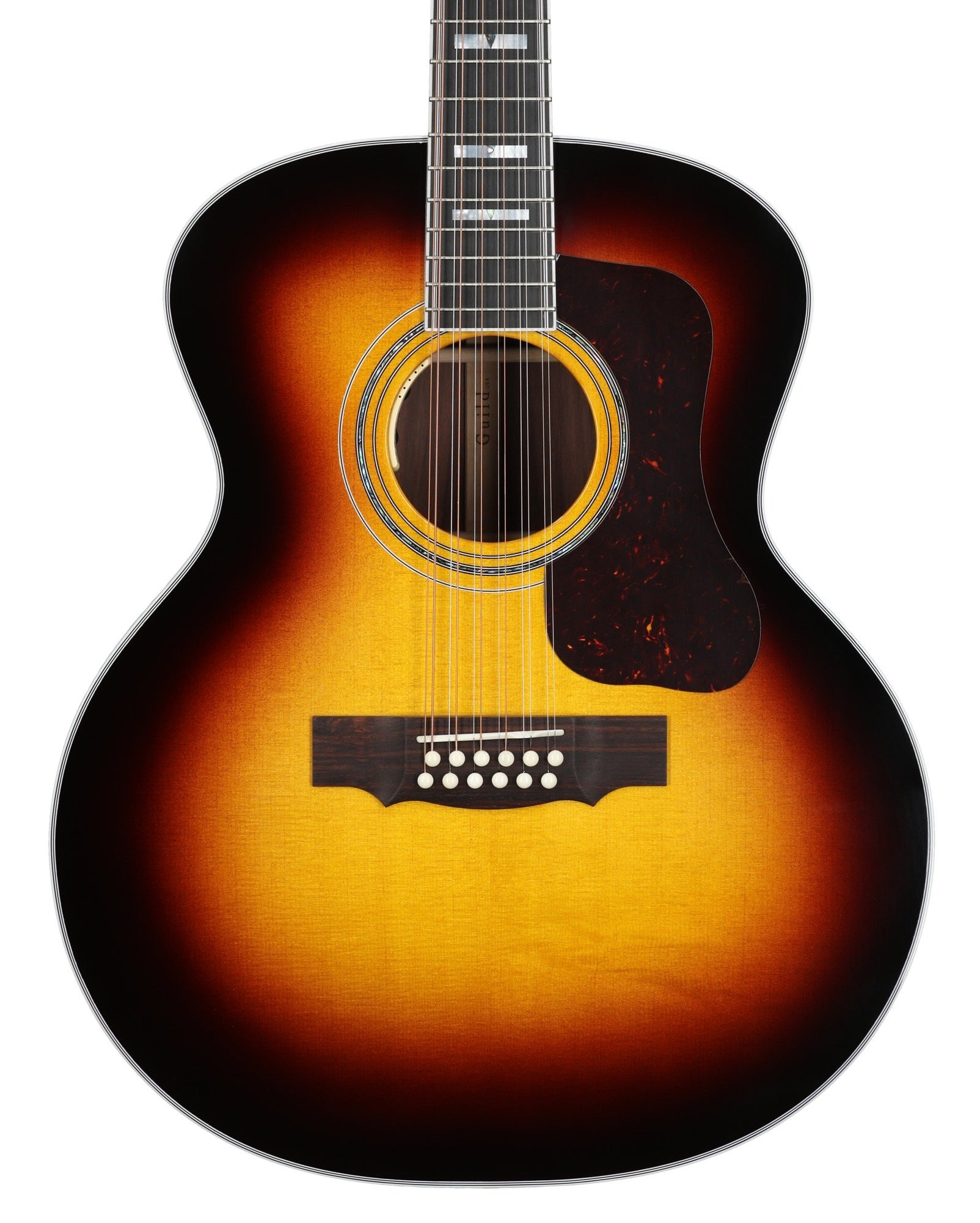 Guild F-512E 12-String Acoustic Electric Guitar with Case