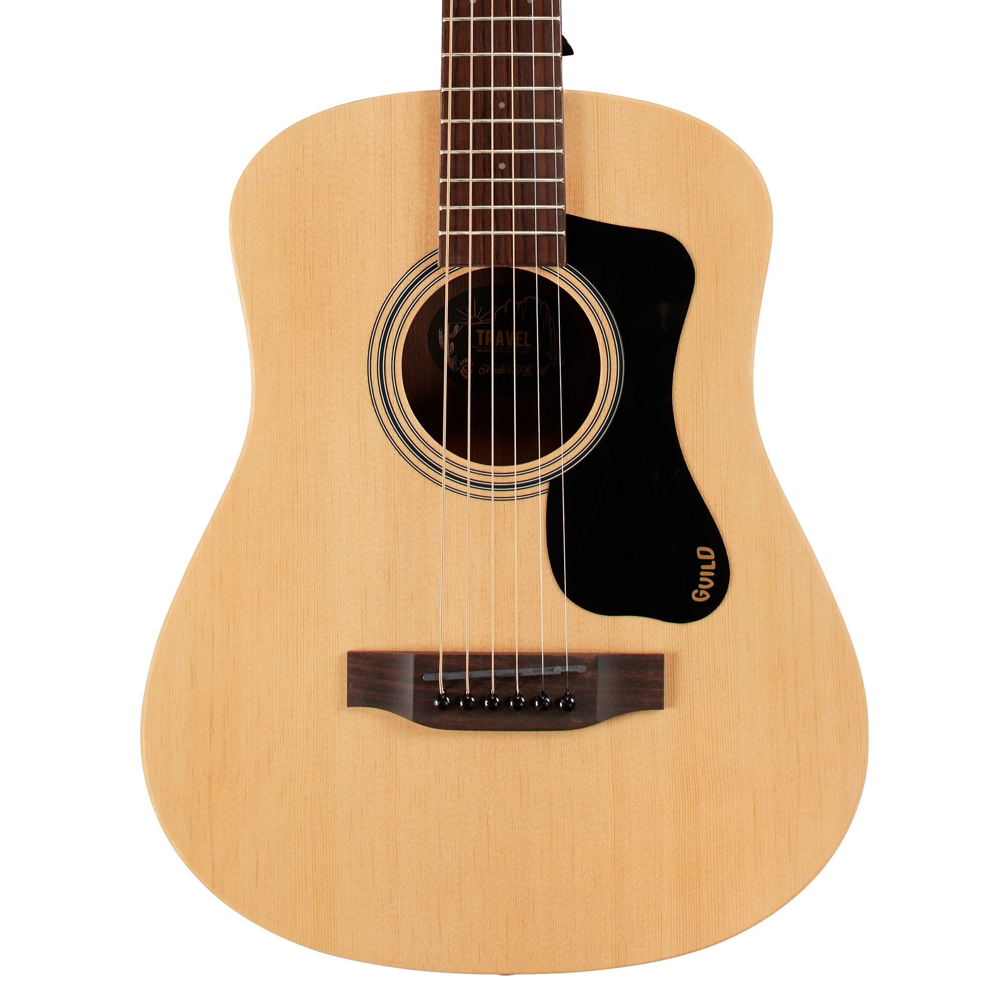 Guild Travel Spruce Travel Guitar with Gig Bag