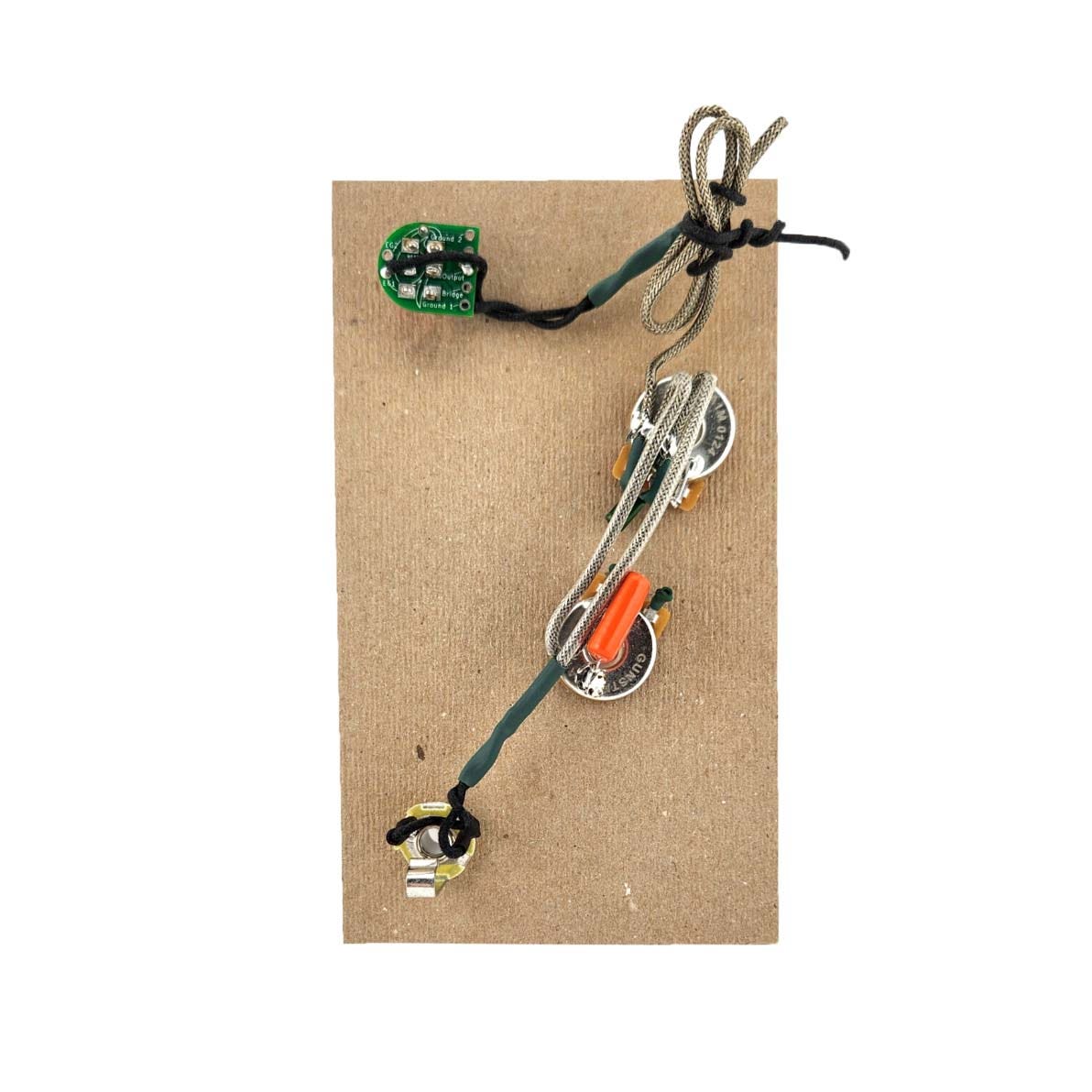 Gunstreet Green Treble Bleed Jazzmaster Player Style Wiring Harness