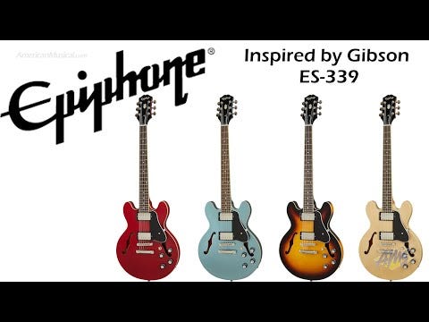Epiphone ES-339 Semi-Hollowbody Electric Guitar | American Musical