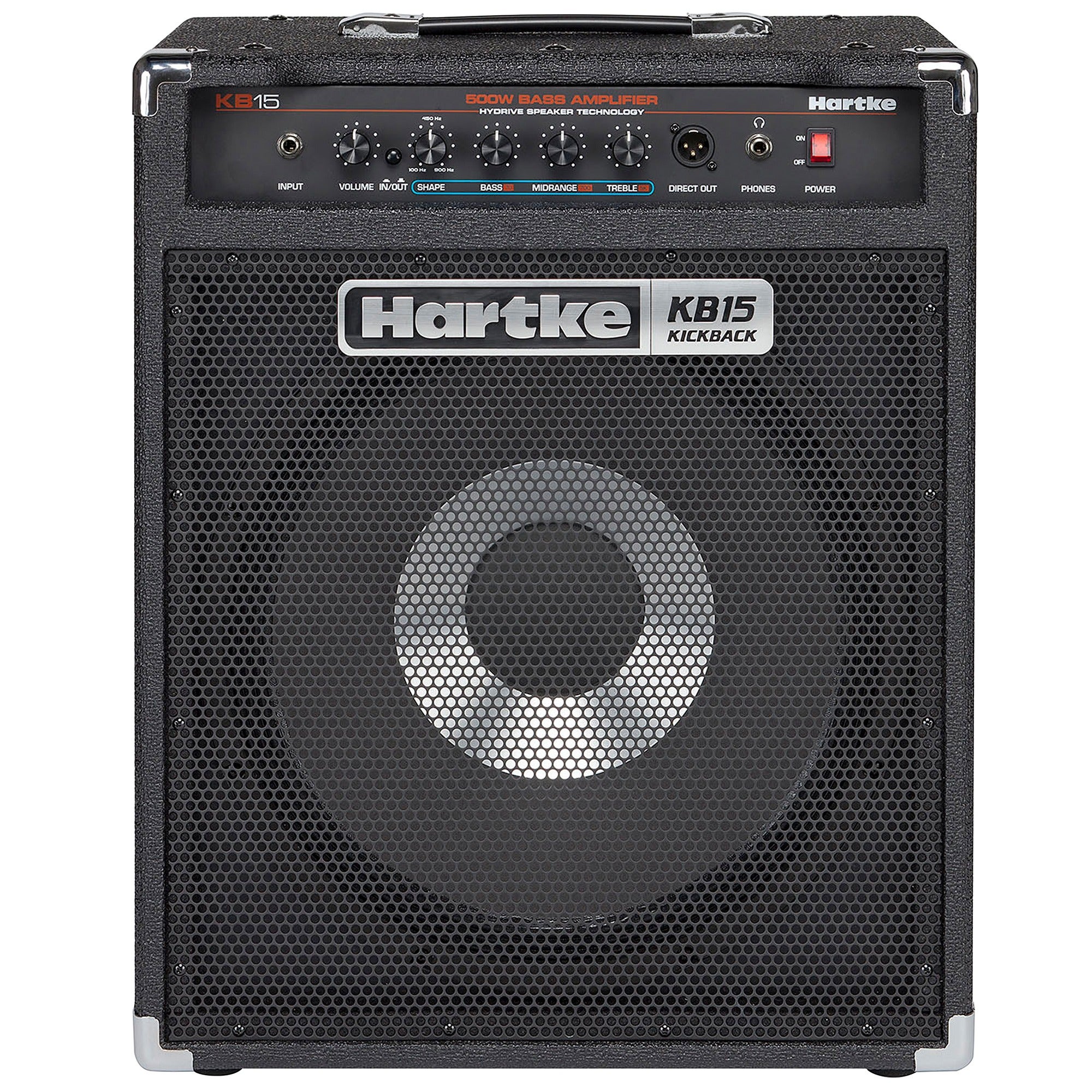 Hartke KB15 Kickback Bass Combo with 15" Hydrive Speaker 500 Watts