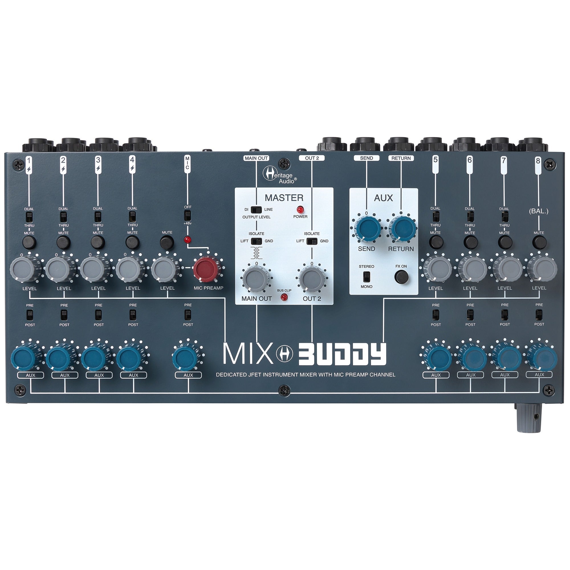 Hearitage Audio Mix Buddy 19 Input Small Format Mixer