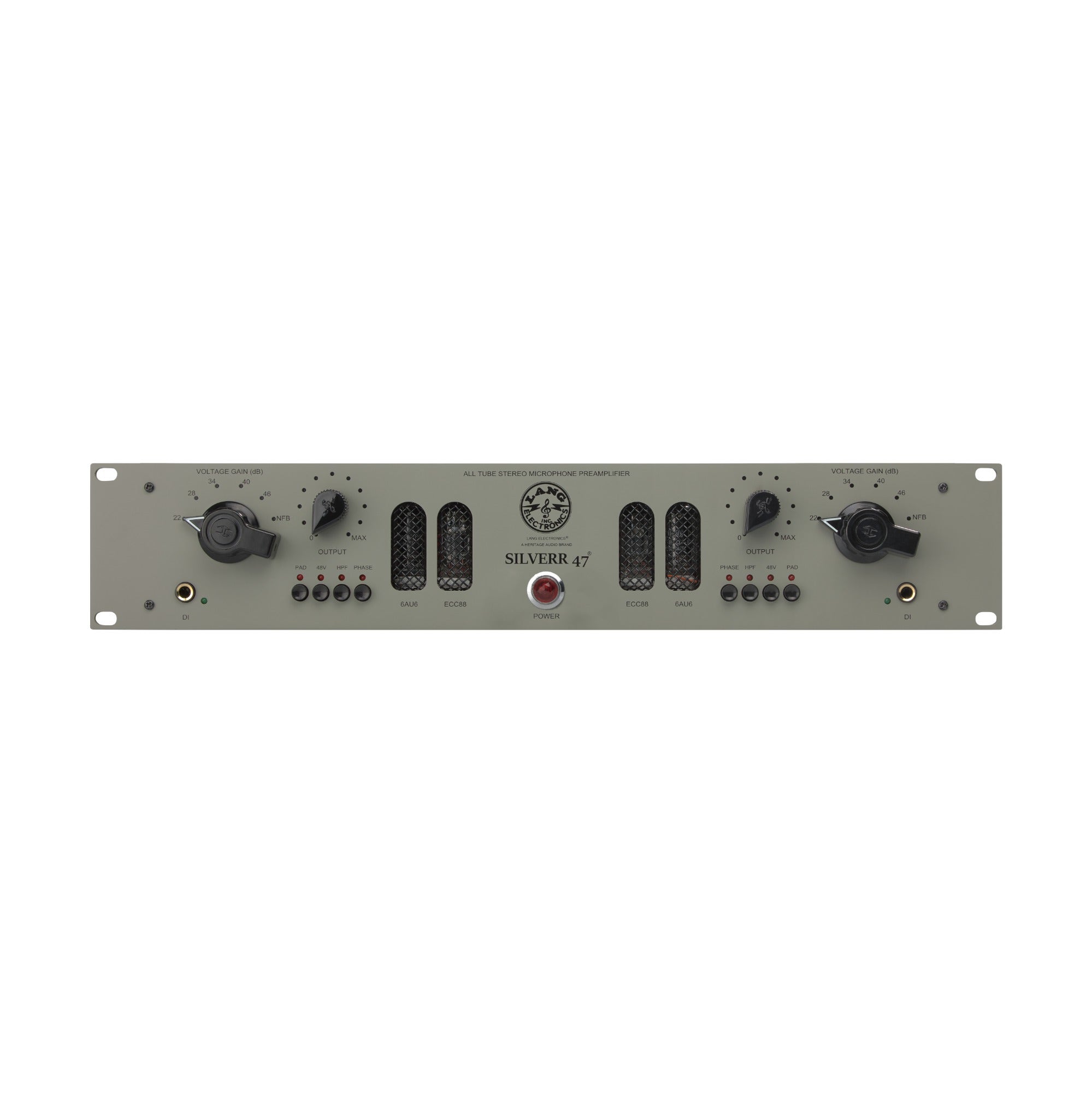 Heritage Audio Lang Silverr 47 Tube Dual Mic Preamp