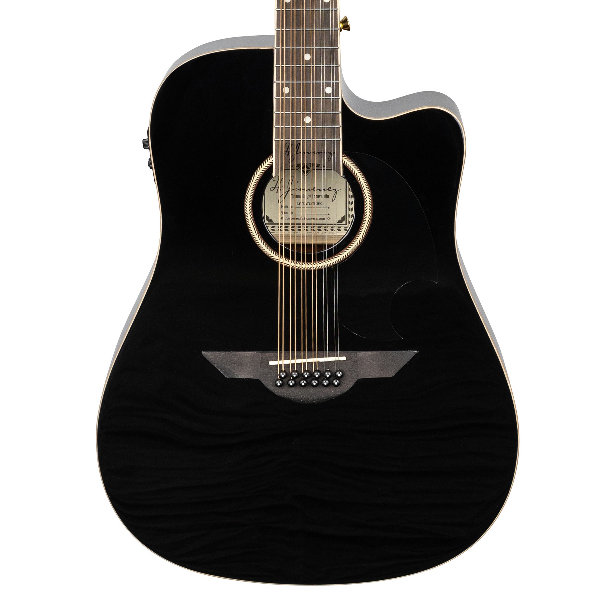 H. Jimenez LGD1-CEBK Guitarra Doble 12-String Guitar