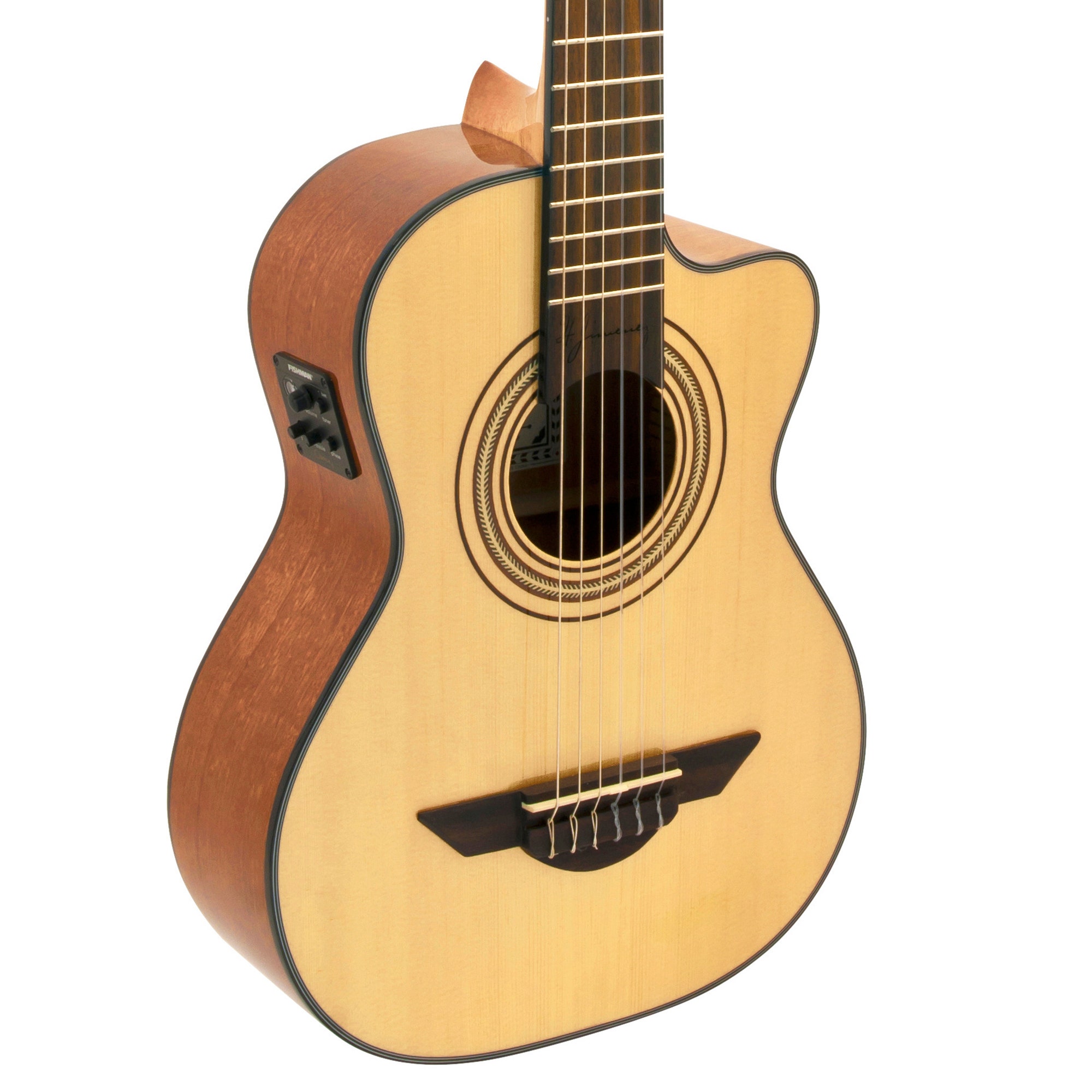 H. Jimenez LR2CE Acoustic Electric Requinto with Bag
