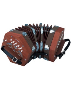 Hohner D40 Concertina with Gig Bag