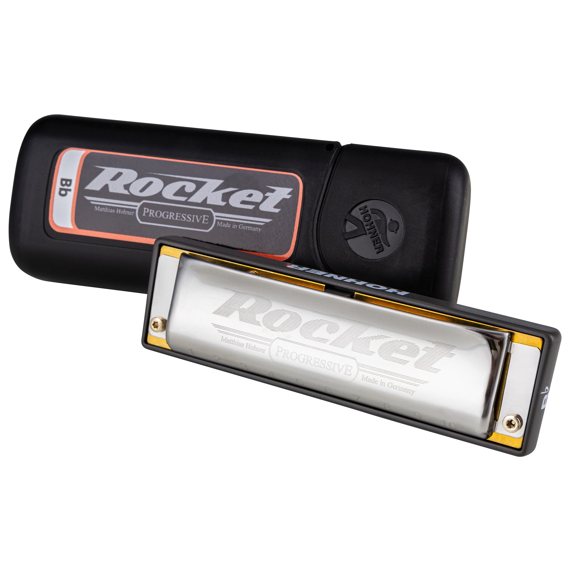Harmonica HOHNER Rocket En Si Bémol - Son Puissant, Plaques Laiton, Made In Germany