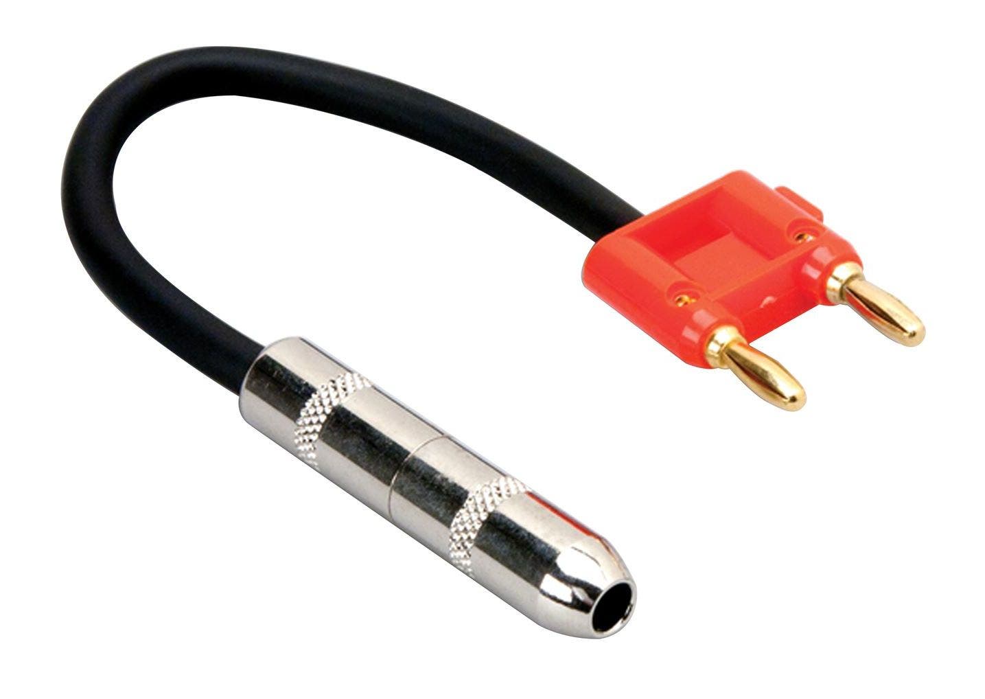 Hosa BNP116RD 1/4 inch To Banana Plug Speaker Adaptor