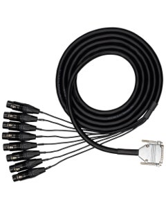 Hosa EDGE DB25 to Neutrik XLRF Snake 1M