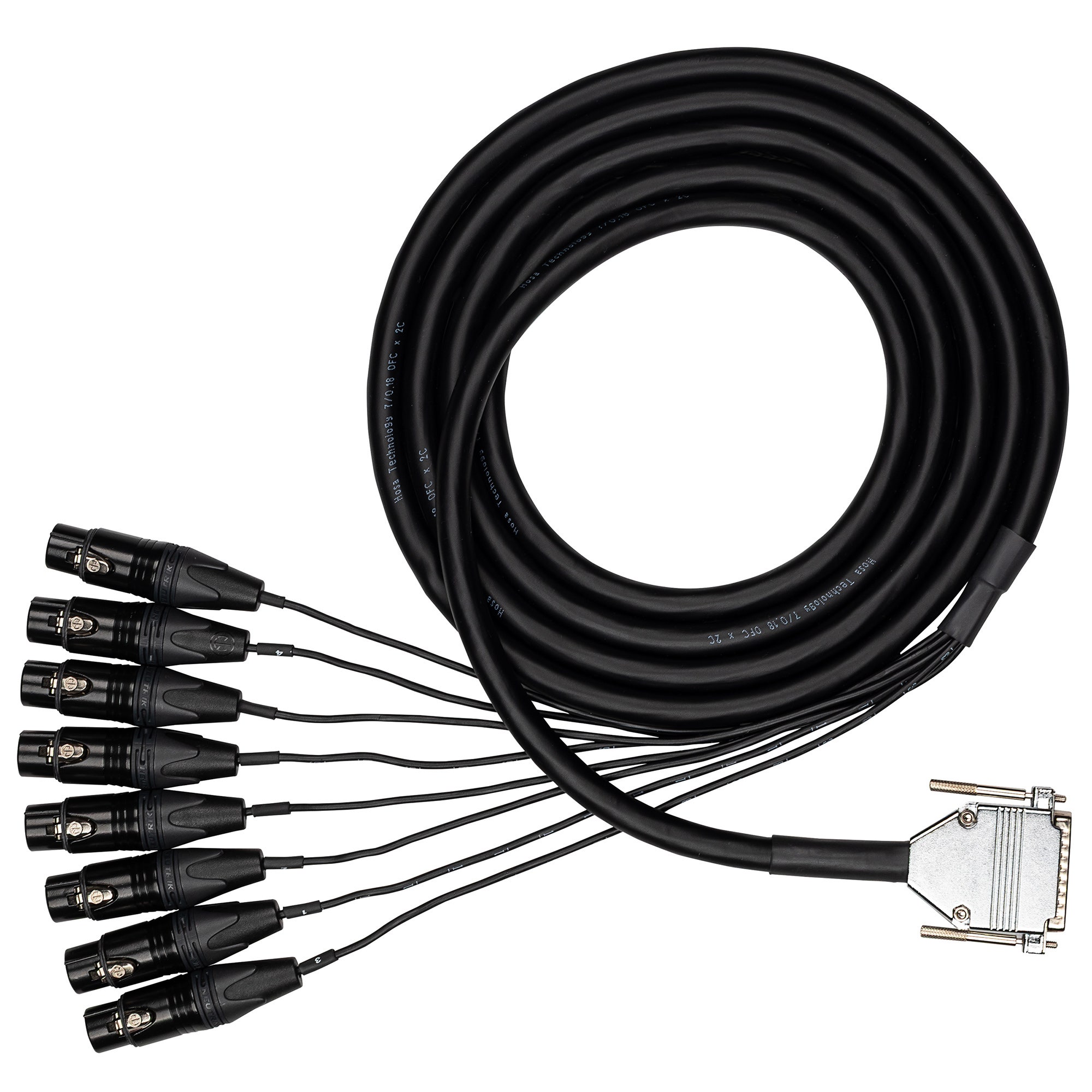 Hosa EDGE DB25 to Neutrik XLRF Snake 4M