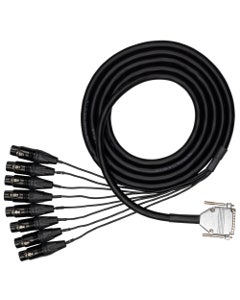 Hosa EDGE DB25 to Neutrik XLRF Snake 4M