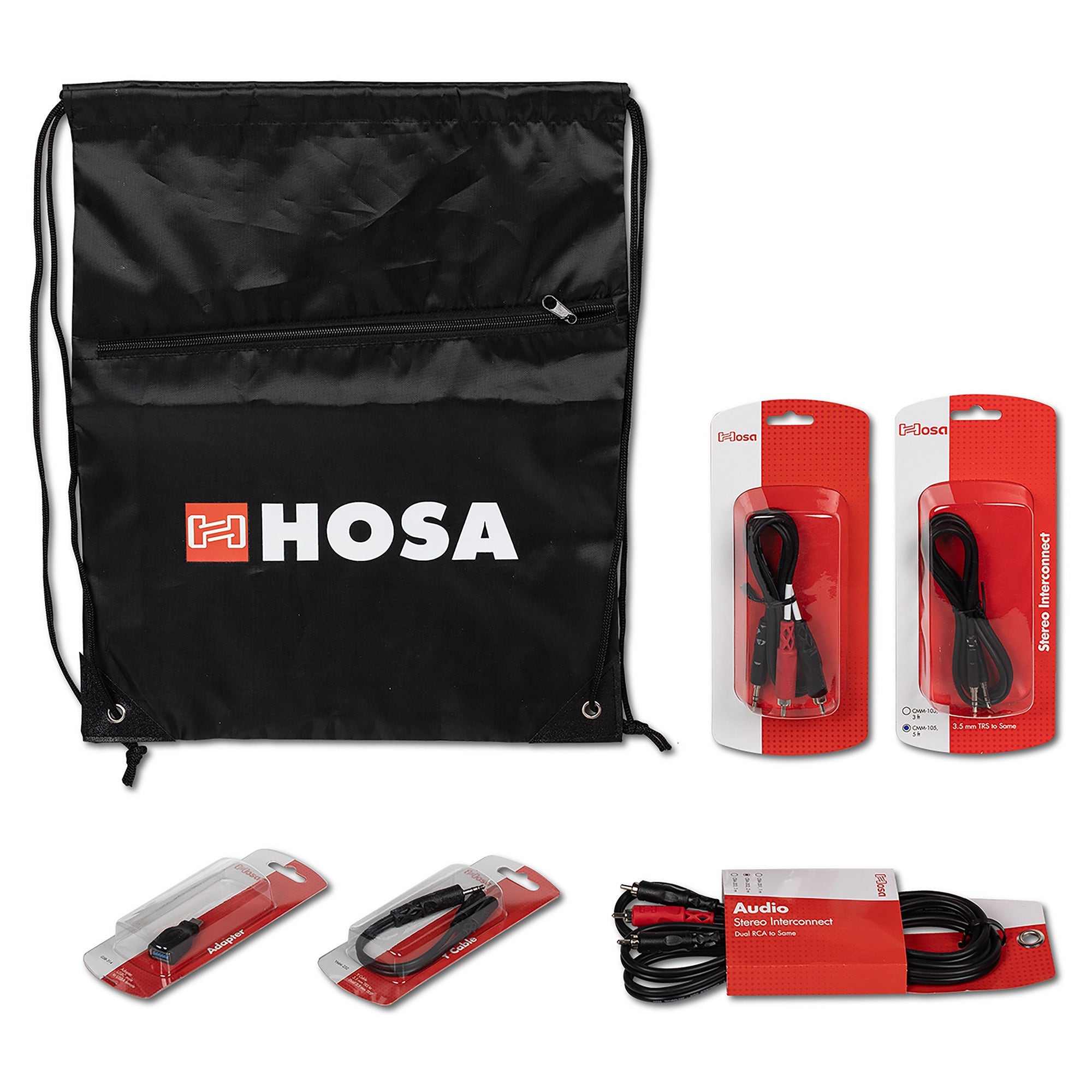 Hosa DJS-141 DJ Starter Kit Cable Pack for New DJs