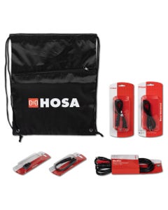 Hosa DJS-141 DJ Starter Kit Cable Pack for New DJs