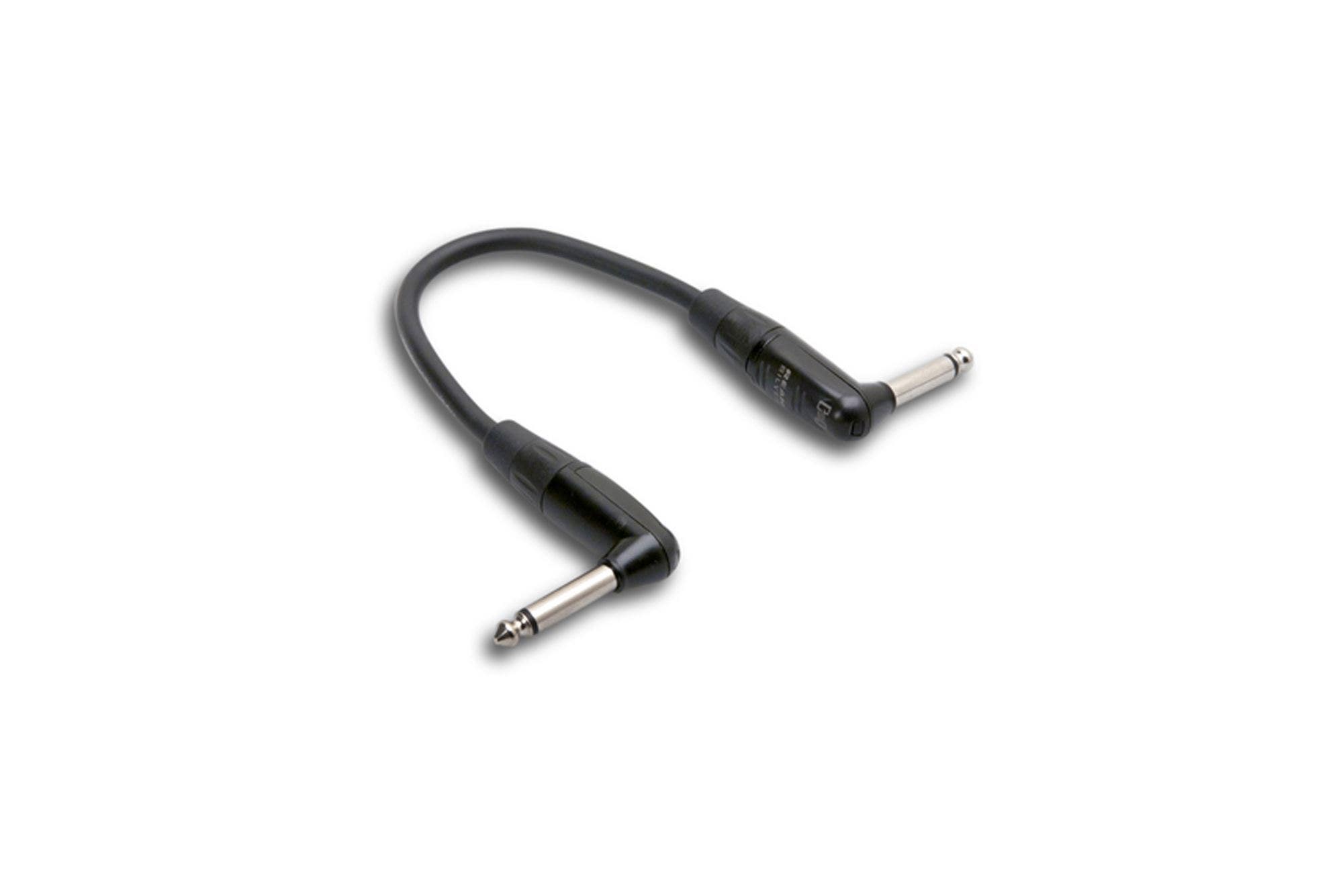 Hosa HGTR001RR Pro Guitar Patch Cable with Right Angled Ends