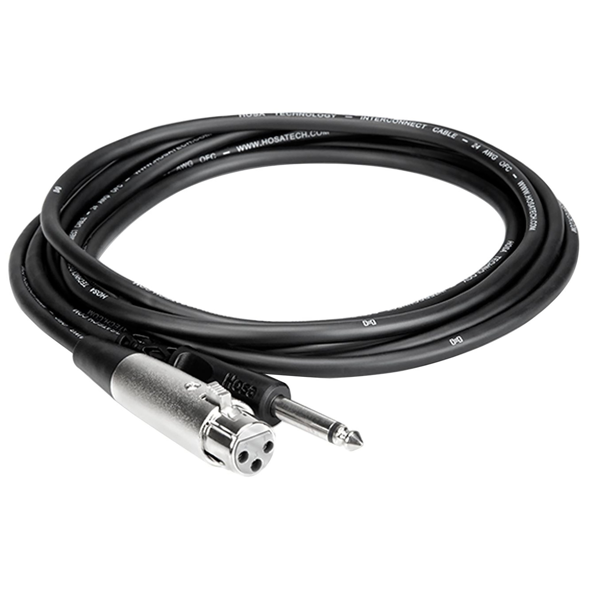 Hosa PXF-120 Unbalanced Interconnect XLR3F to 1/4 Inch Cables 20 Feet