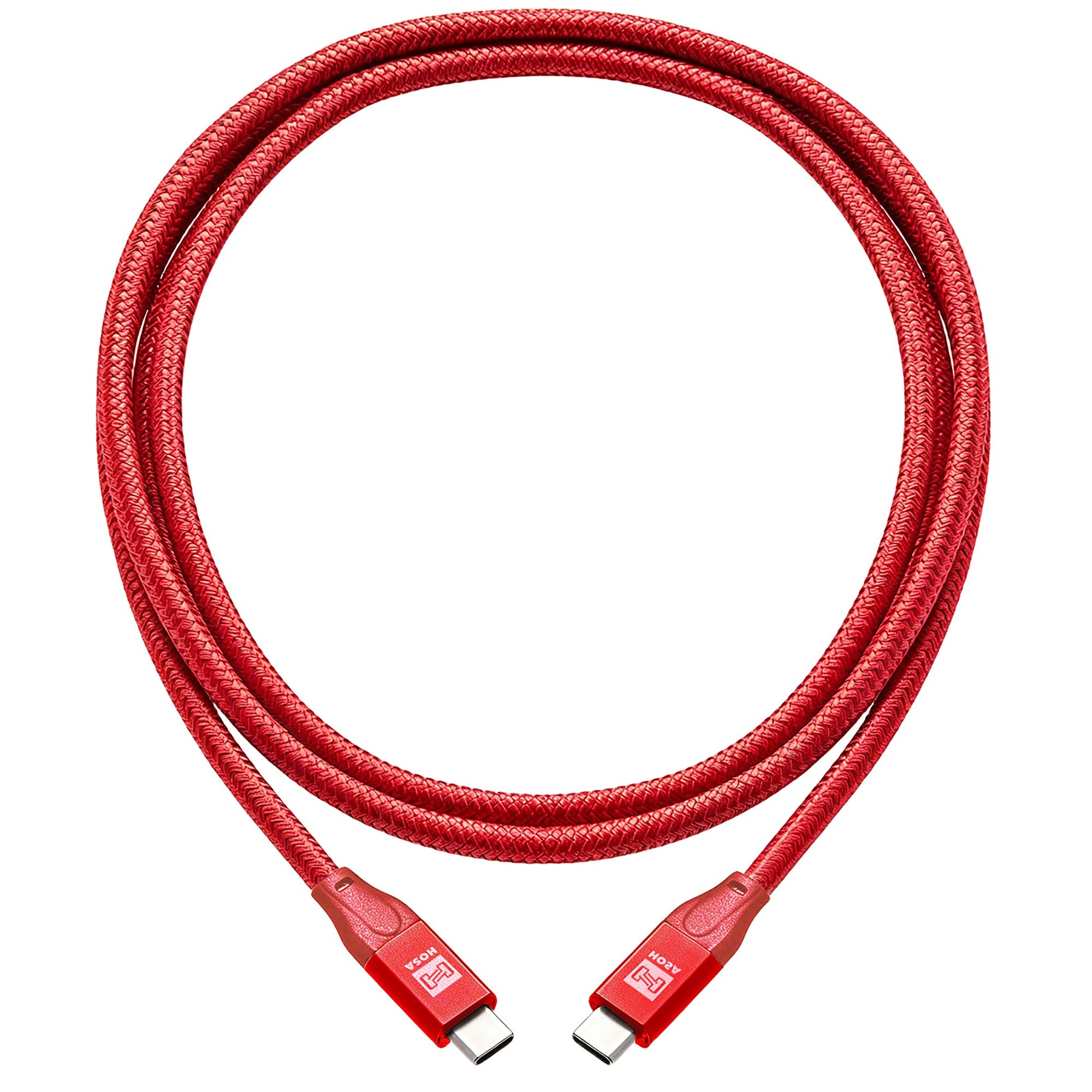 Hosa USB-406CC-RD USB 4 Cable Type C-to-C 2 Meters Red