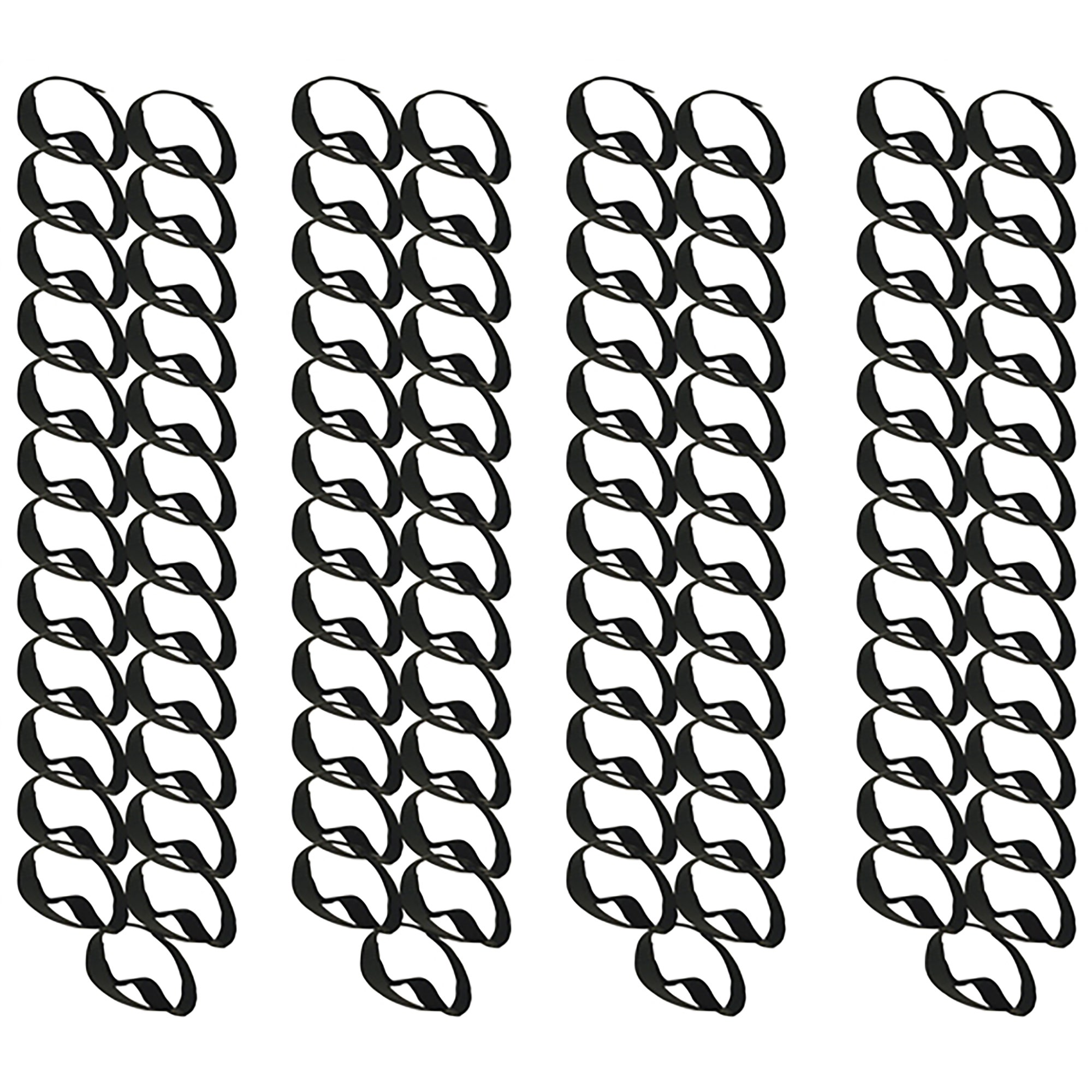 Hosa WTI148G Velcro Organizer Black Center pass Gap 100 Pack