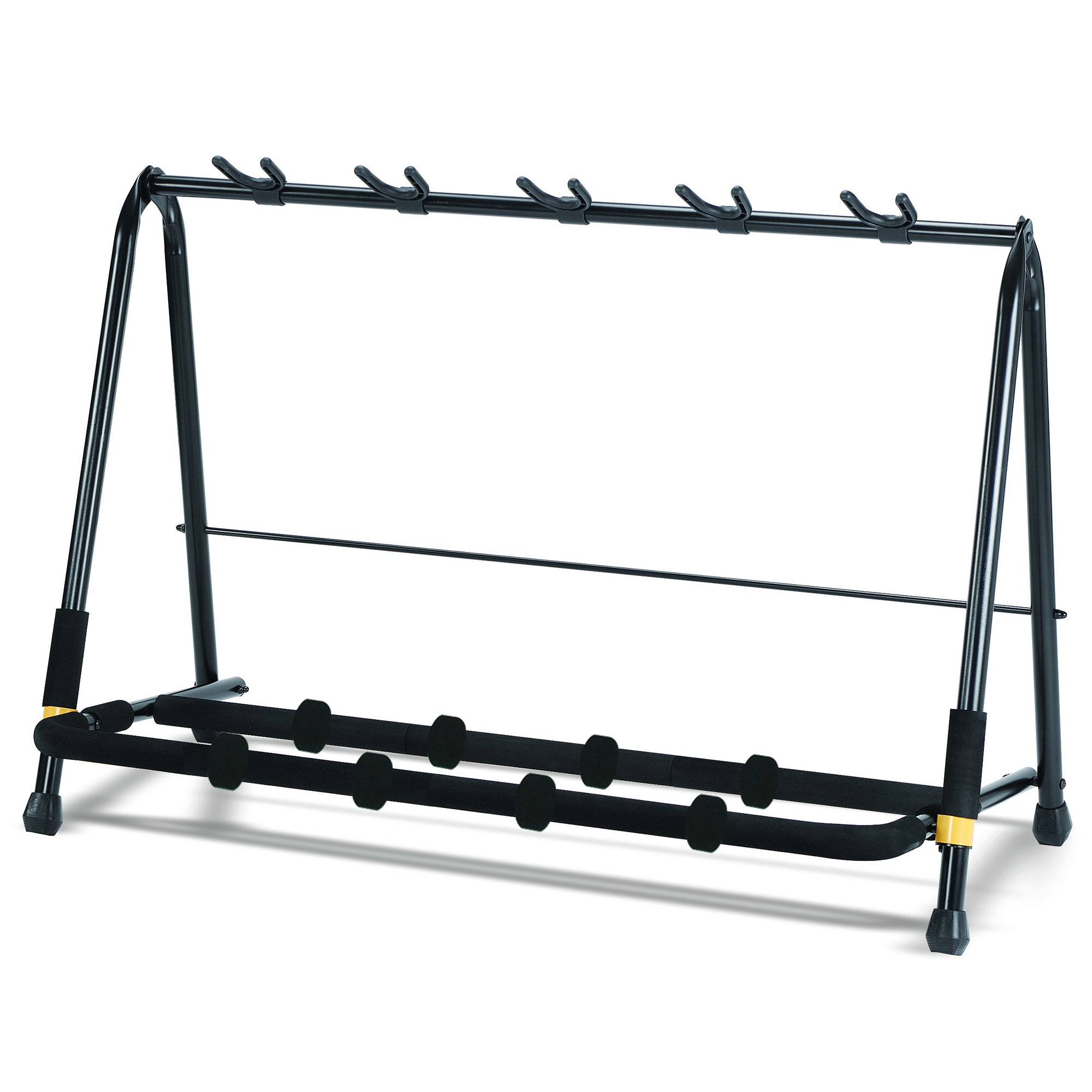 Hercules GS525BPLUS 5 Guitar Rack Stand with Casters