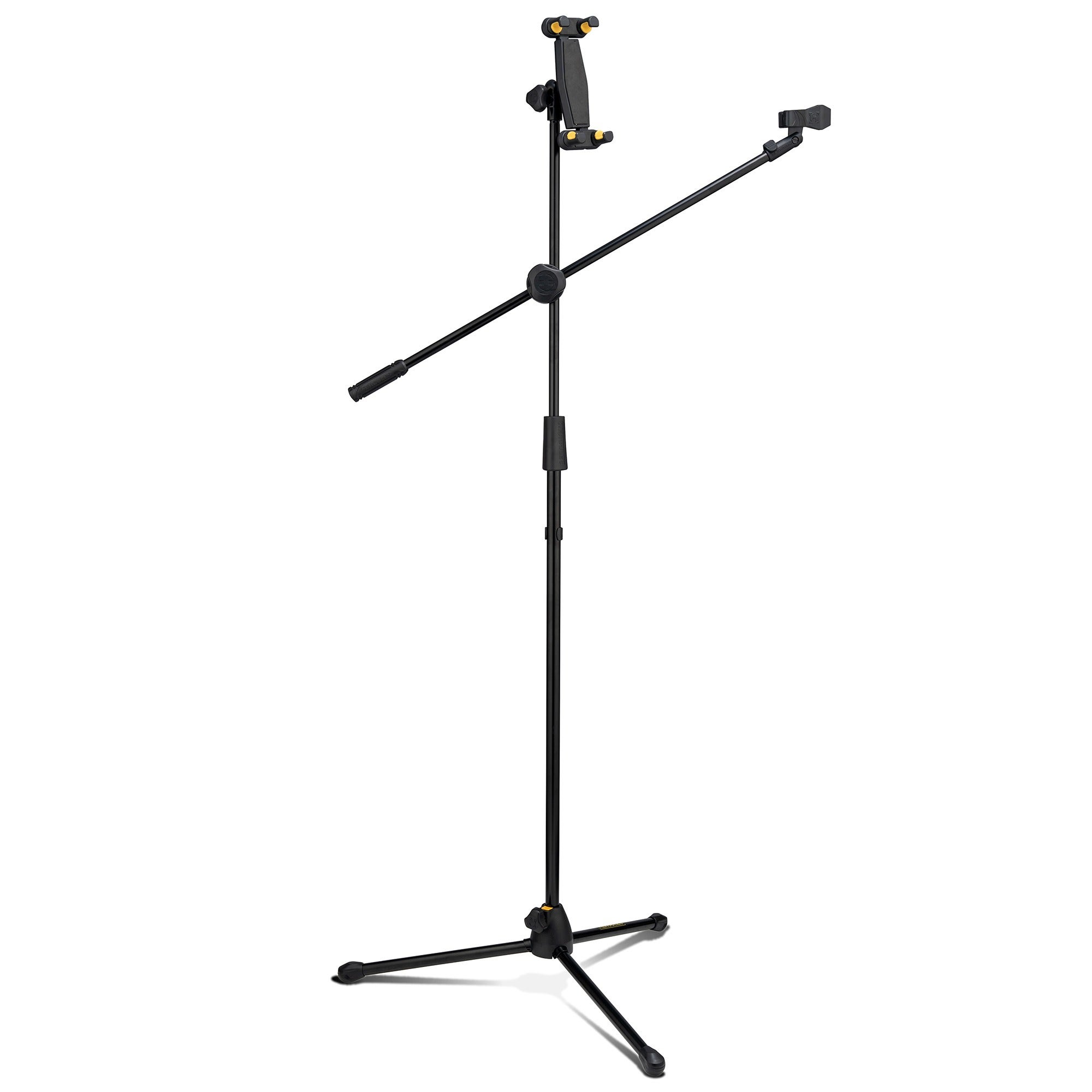 Hercules MS437B Quick Turn Boom Mic Stand with Tablet Holder