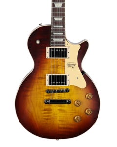 Heritage Standard II Collection H-150 Guitar with Case Bourbon Burst View 2