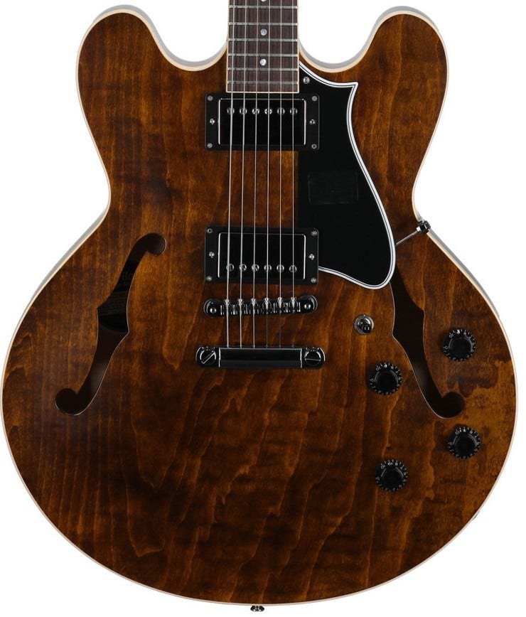 Heritage Standard II Collection H-535 Semi-Hollow Body Electric Guitar with Case Walnut