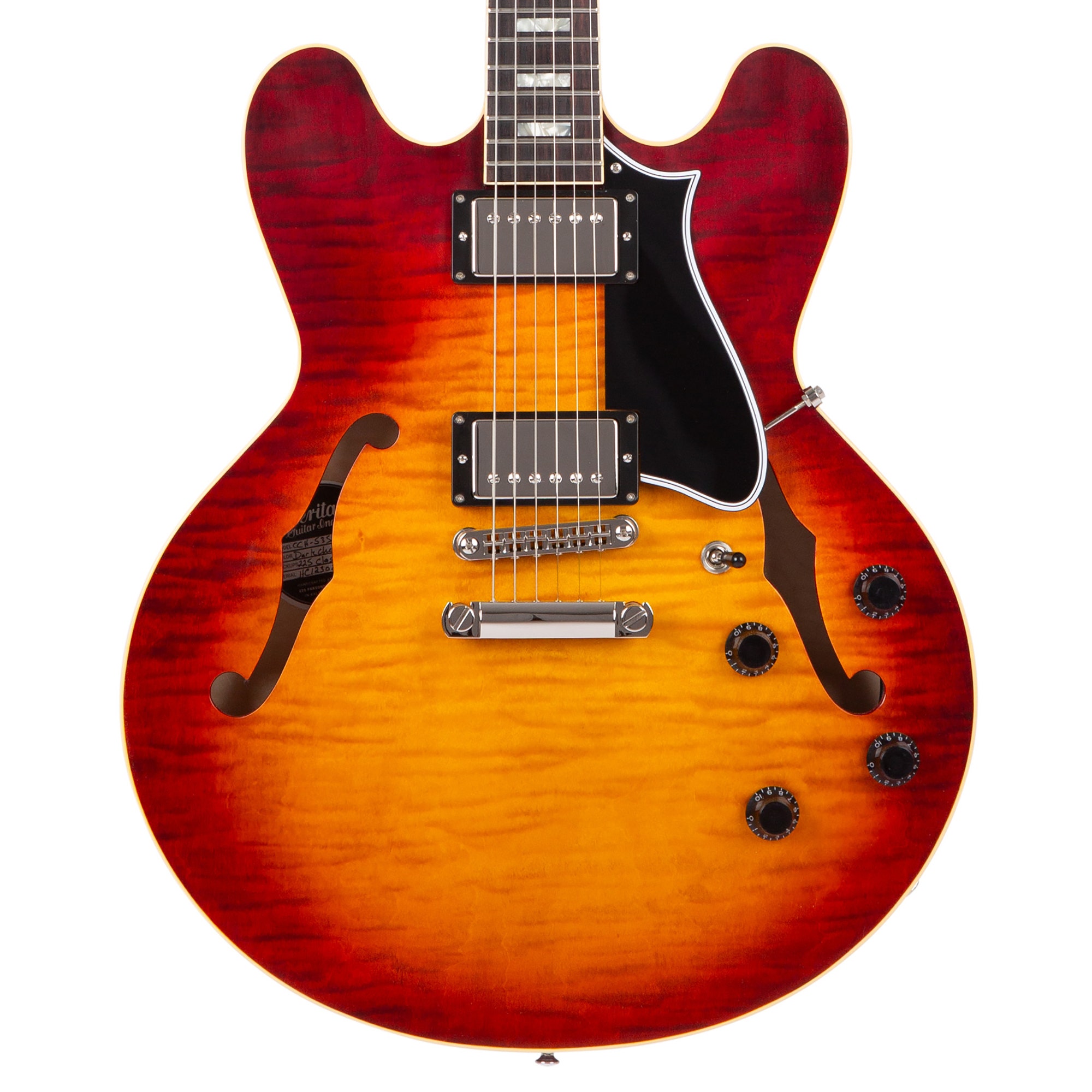 Heritage Custom Core H-535 Semi Hollow Body Electric Guitar with Case