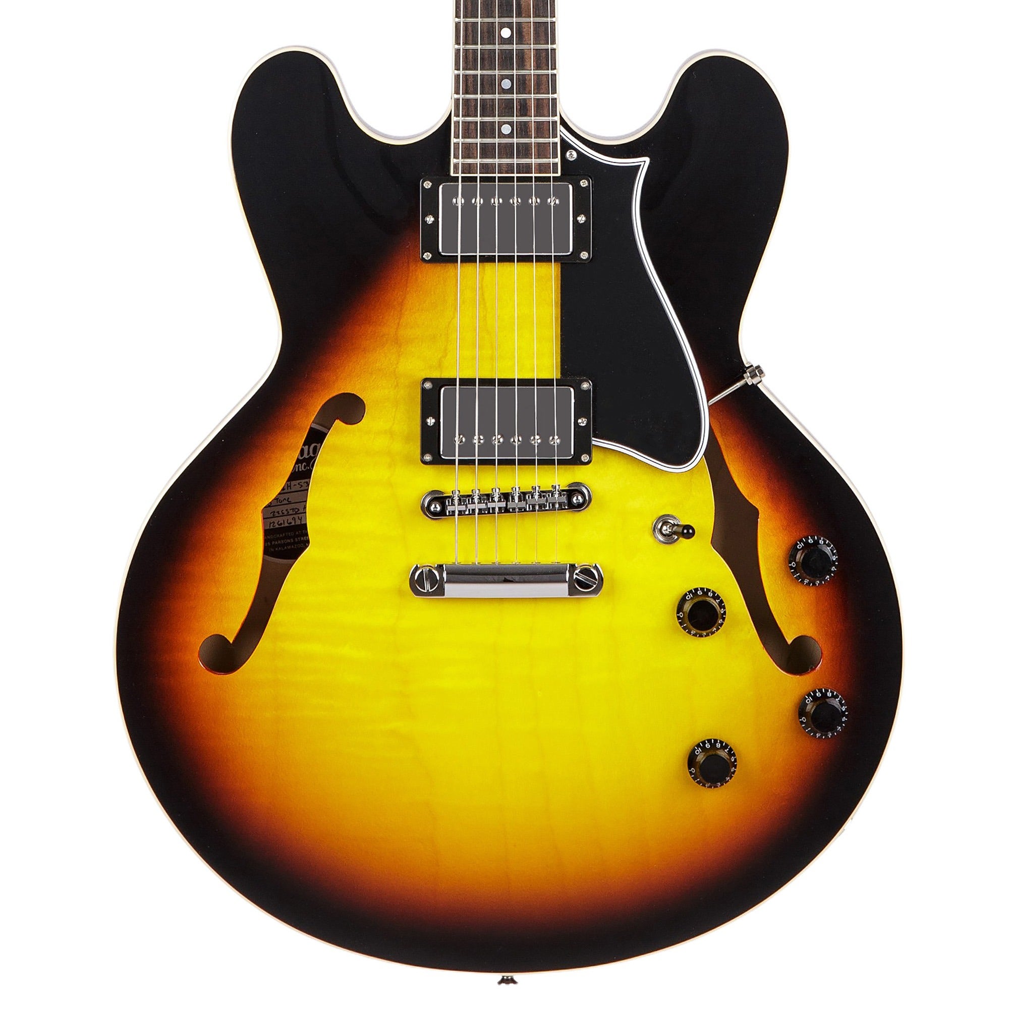 Heritage Standard II Collection H-535 Electric Guitar 3 Tone Sunburst