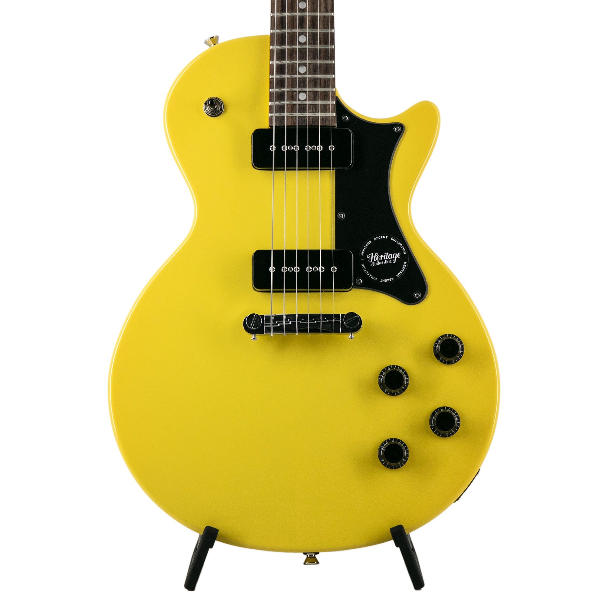 Heritage Ascent Collection H-137 P90 Electric Guitar Marigold Yellow
