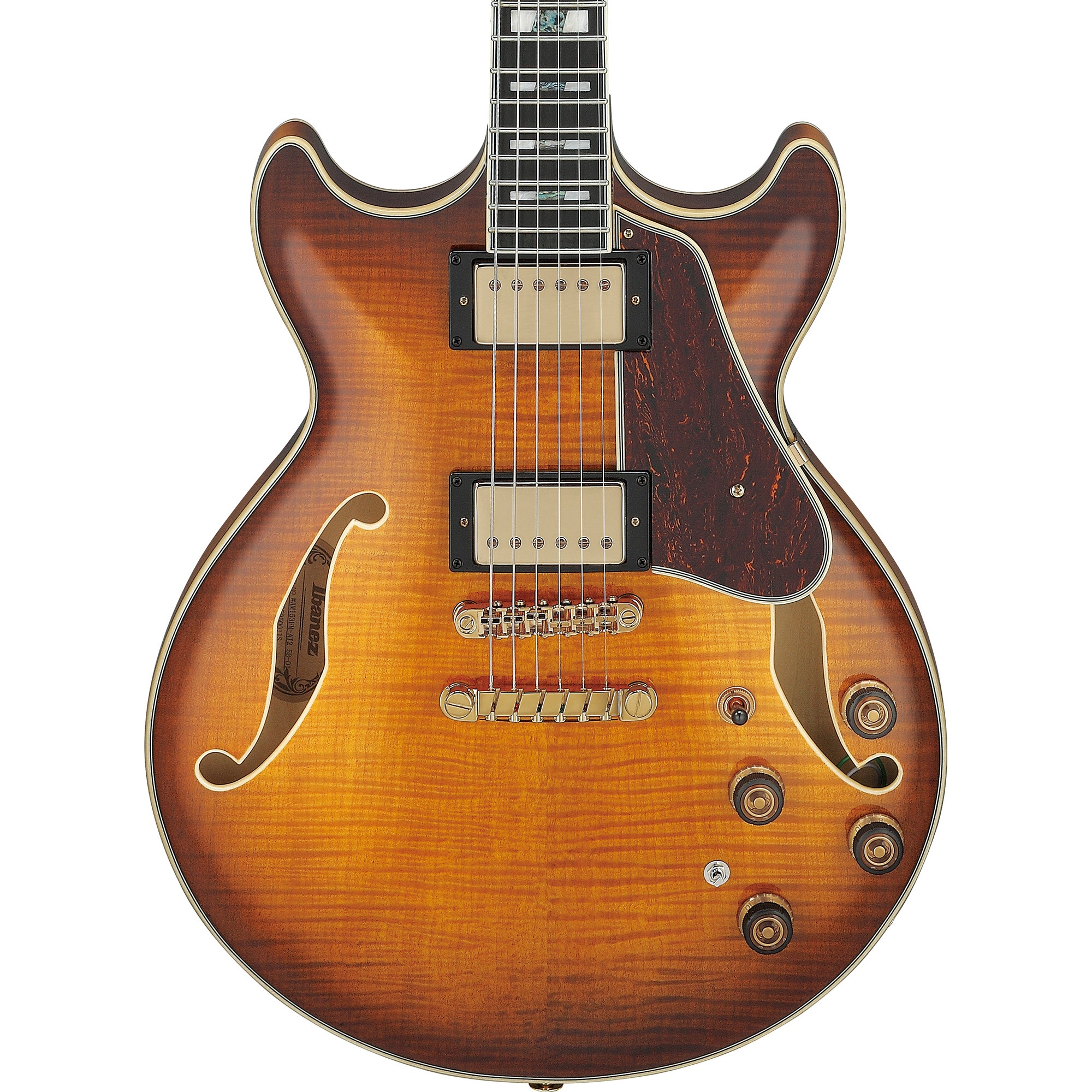Ibanez Artstar AM153FM Semi Hollow Body Electric Guitar with Case