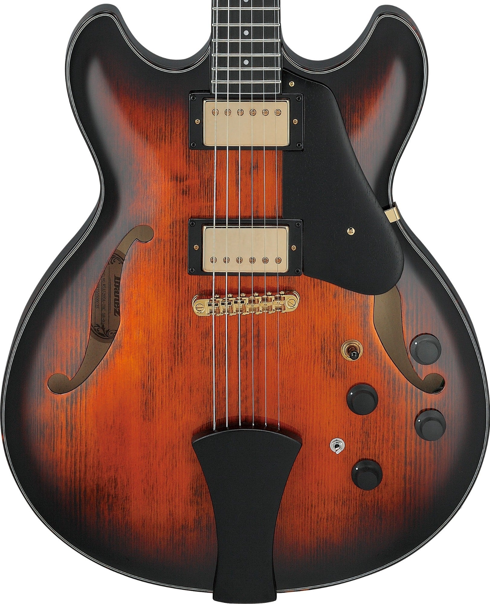 Ibanez Artstar ASH300 Hollow Body Guitar with Case Tobacco Brown