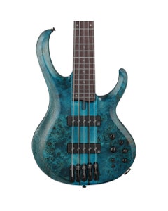 Ibanez BTB945 5-String Bass Guitar Cosmic Blue