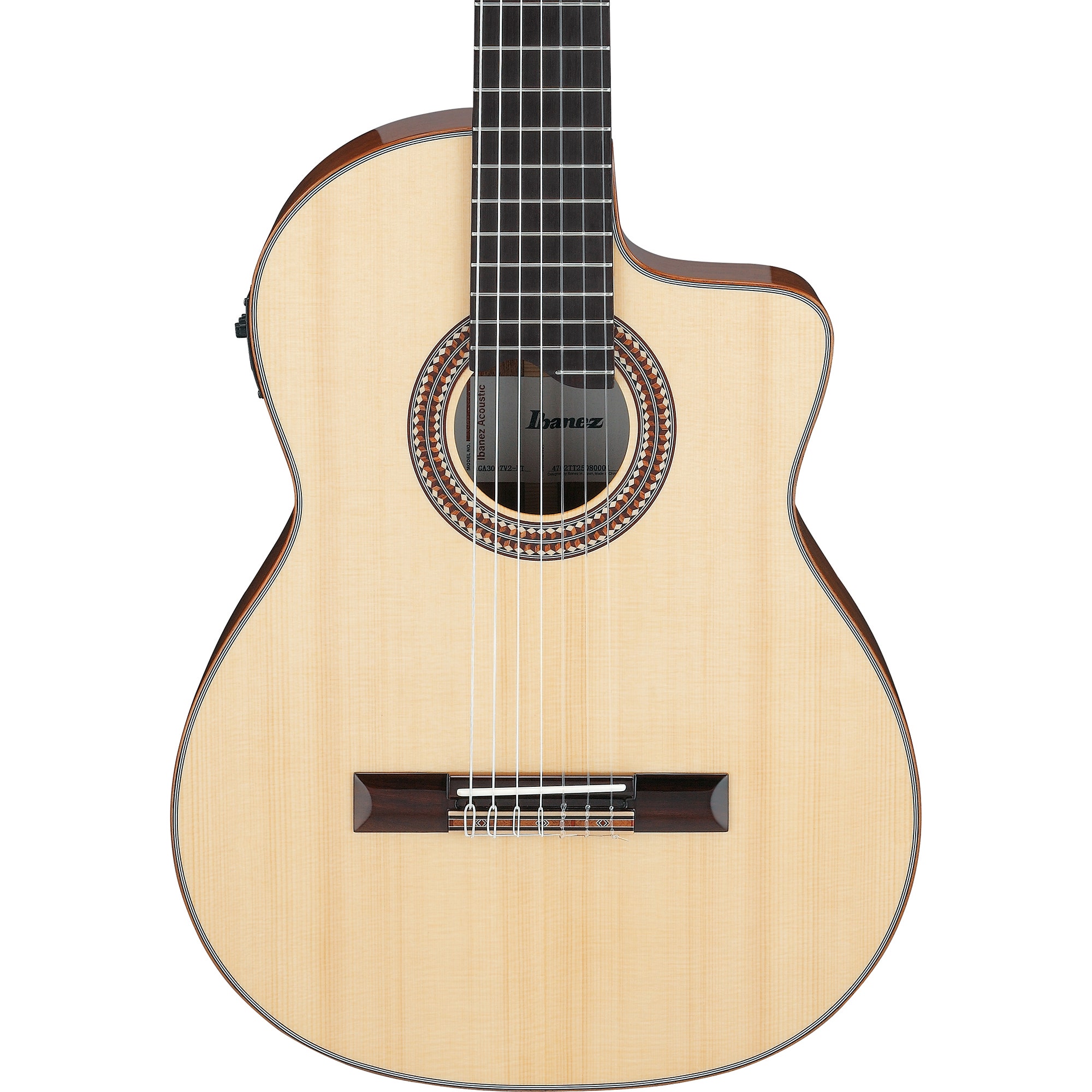 Ibanez GA3007CE Nylon String Acoustic Electric Guitar with Case