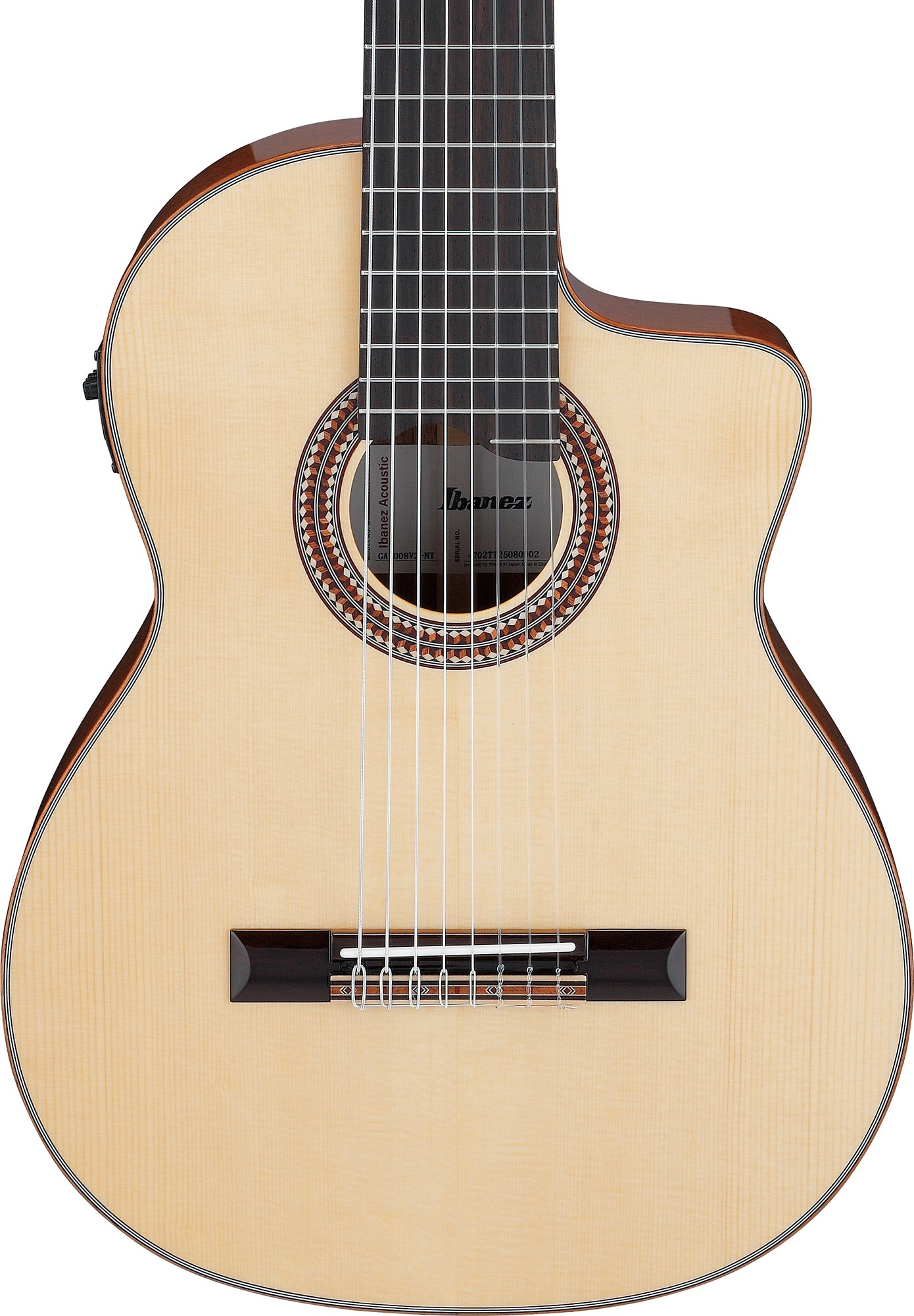 Ibanez GA3008CE Nylon String Acoustic Electric Guitar with Case