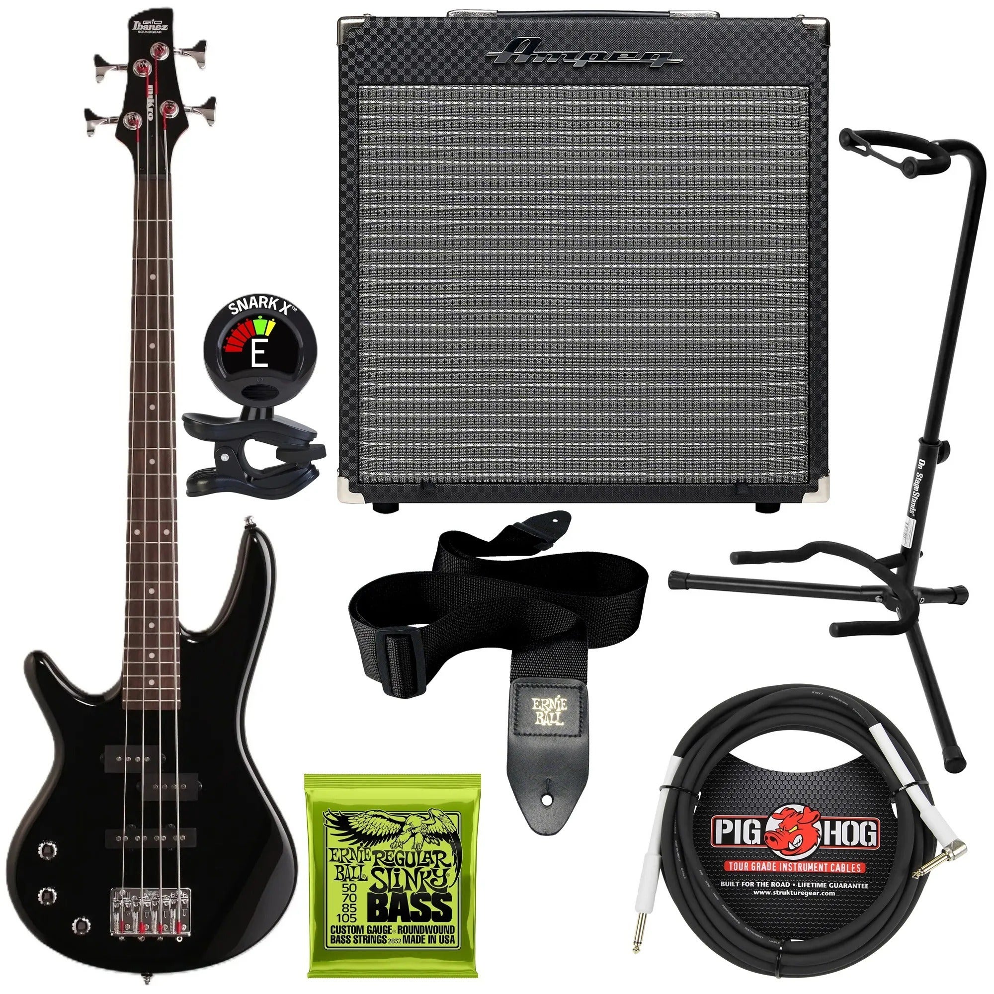 Ibanez GSRM20 Left-Handed Beginner Bass Guitar Pack
