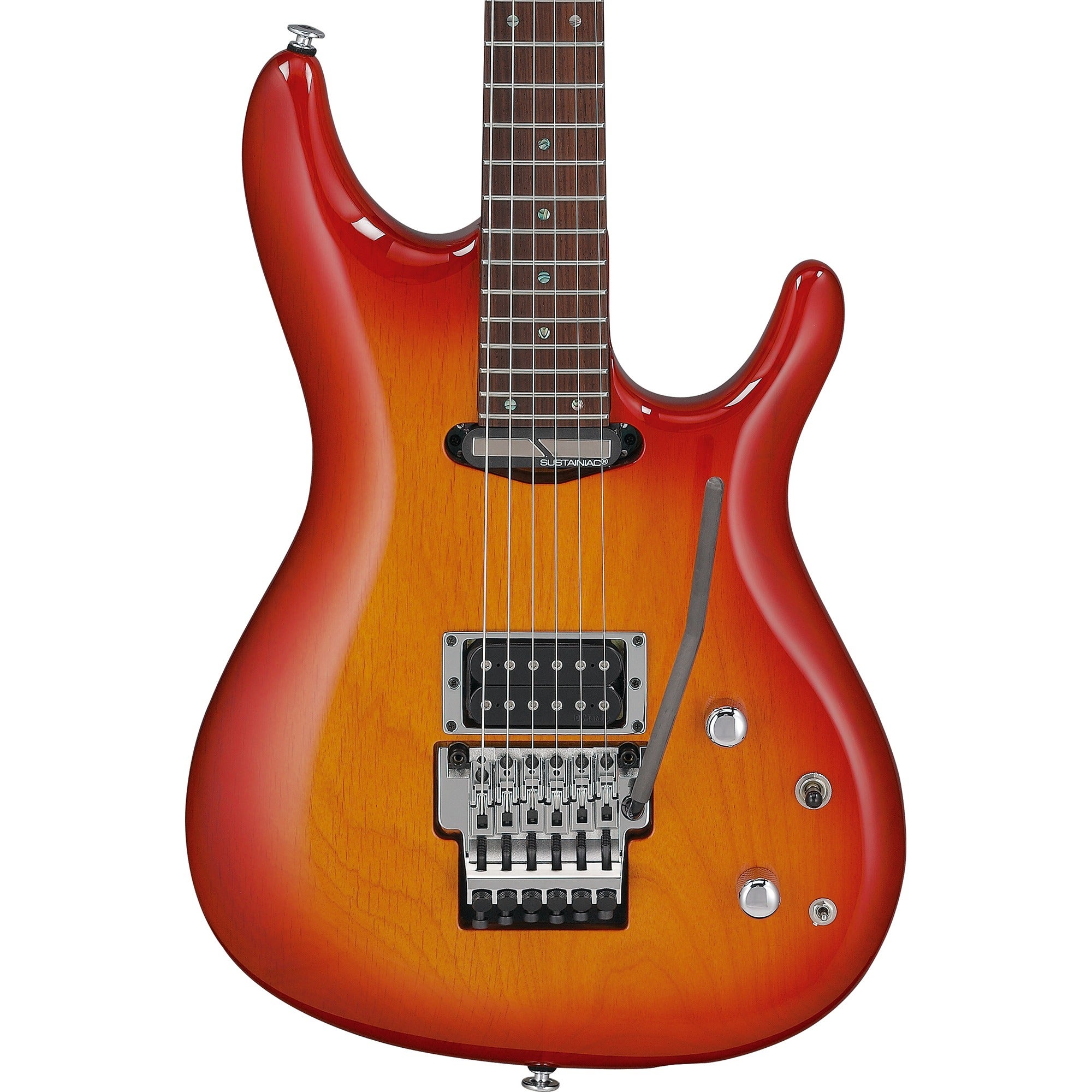 Ibanez Joe Satriani JS2470 Electric Guitar with Case Cherry Sunburst