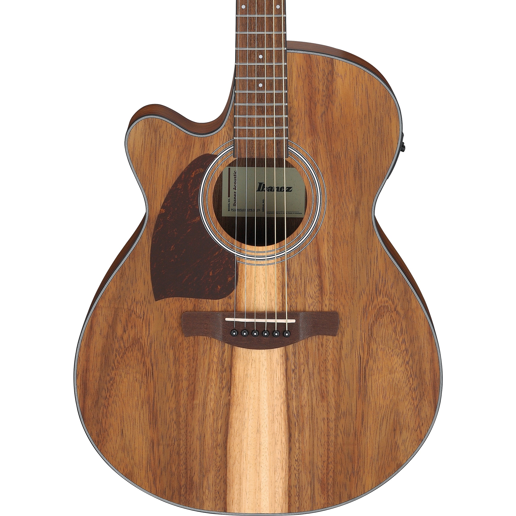 Ibanez PC50WSLCE Left-Handed Acoustic Electric Guitar Open Pore Brown
