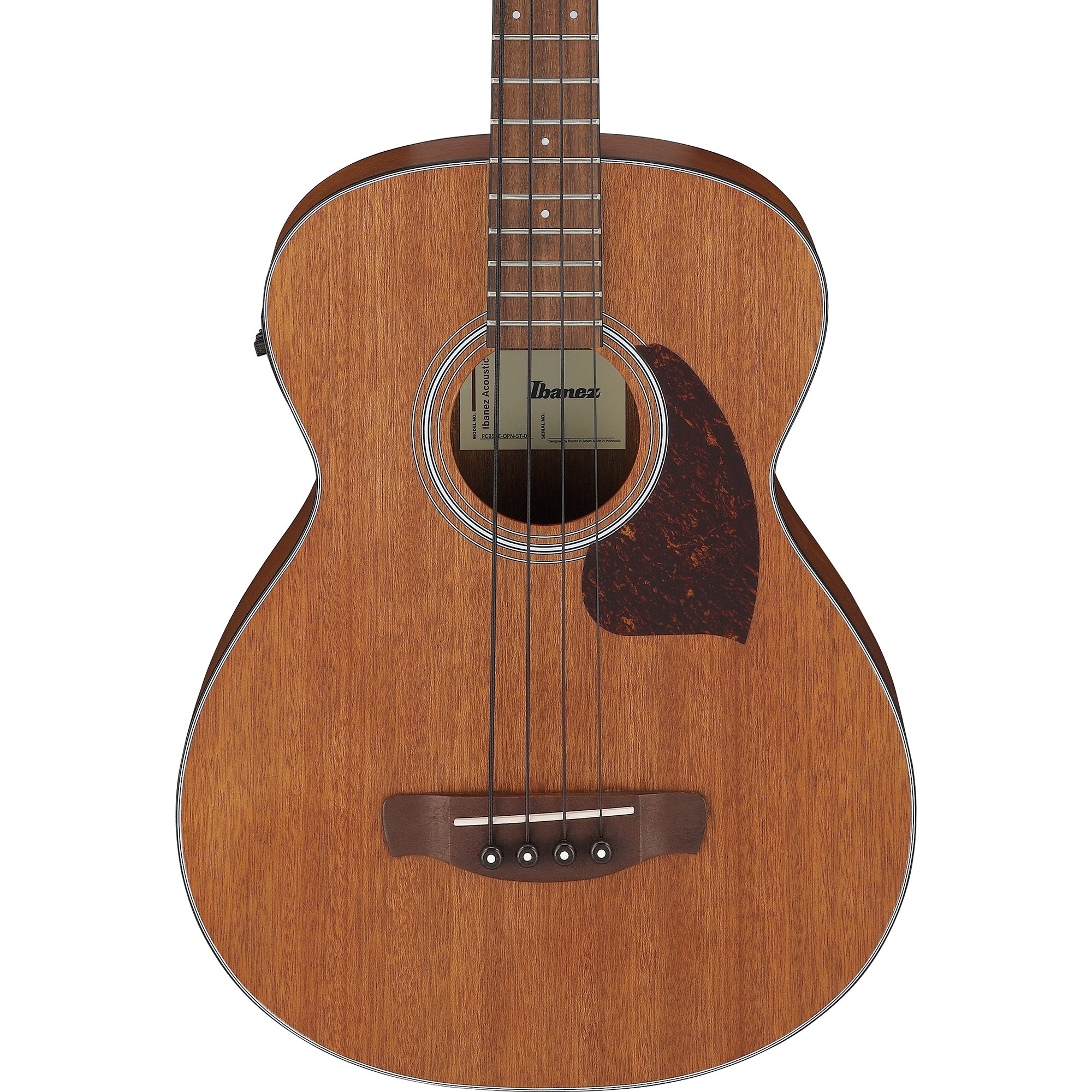 Ibanez PCB54E Acoustic Electric Bass Guitar Open Pore Natural