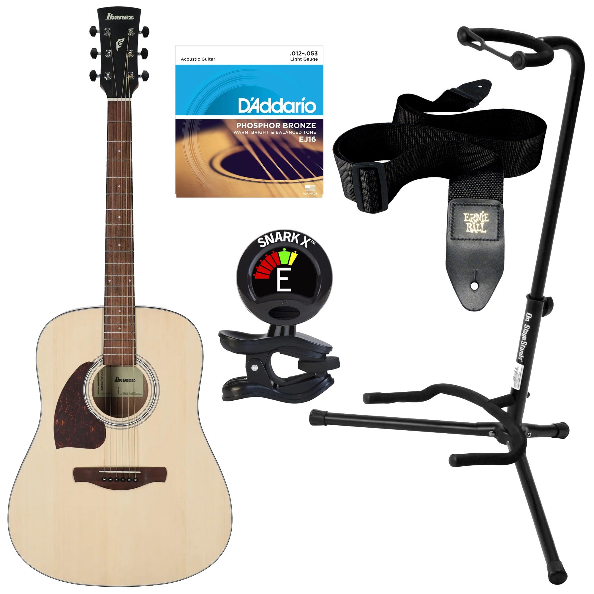 Ibanez PF50L Left-Handed Acoustic Guitar Package
