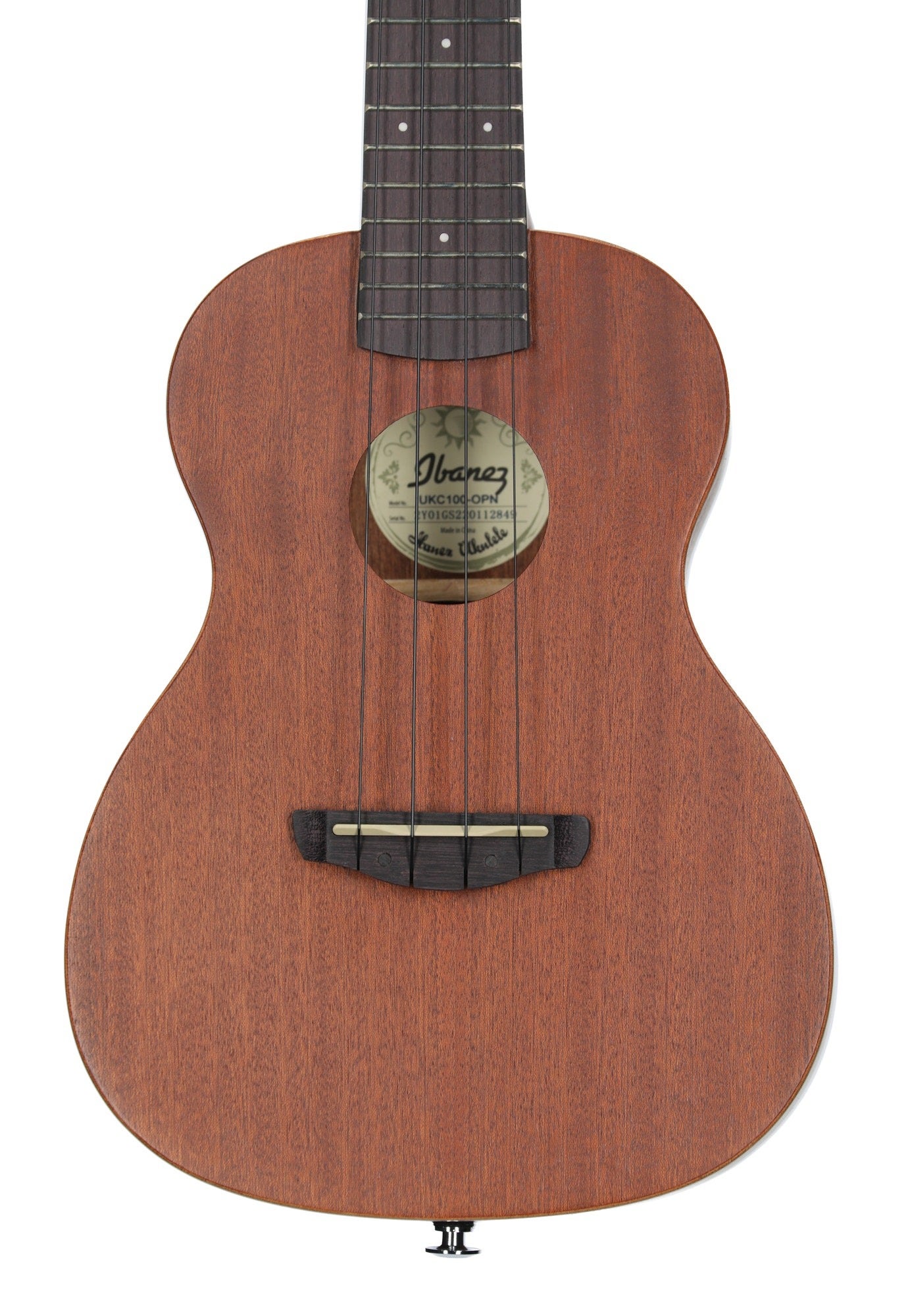 Ibanez UKC100 Concert Ukulele with Bag Open Pore Natural