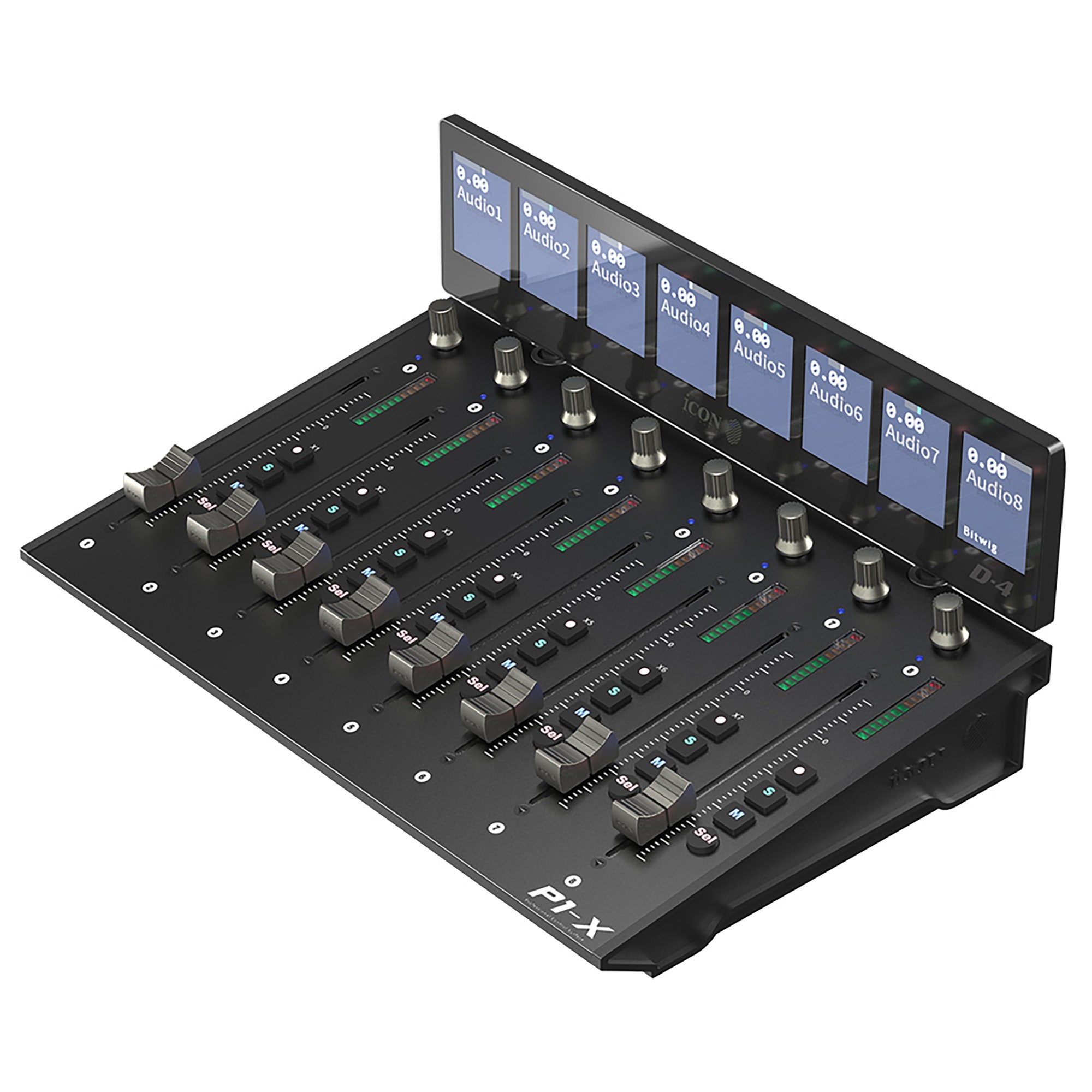 iCON Pro Audio P1X DAW Control Surface wtih D4