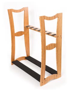 DRS Rack Bravo 7 Bamboo Guitar Rack