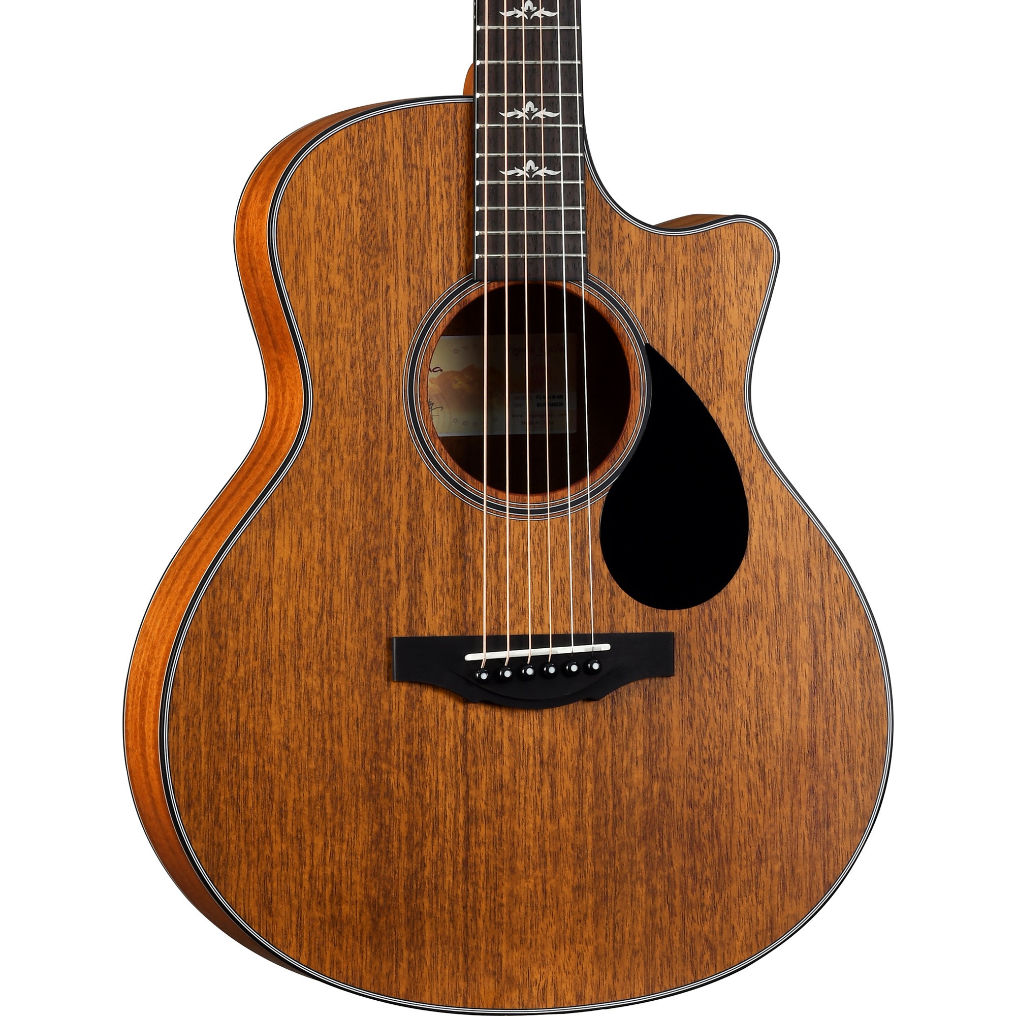 Kepma FC Mini Mahogany/Mahogany Back Sides Guitar with AcoustiFex and Bag