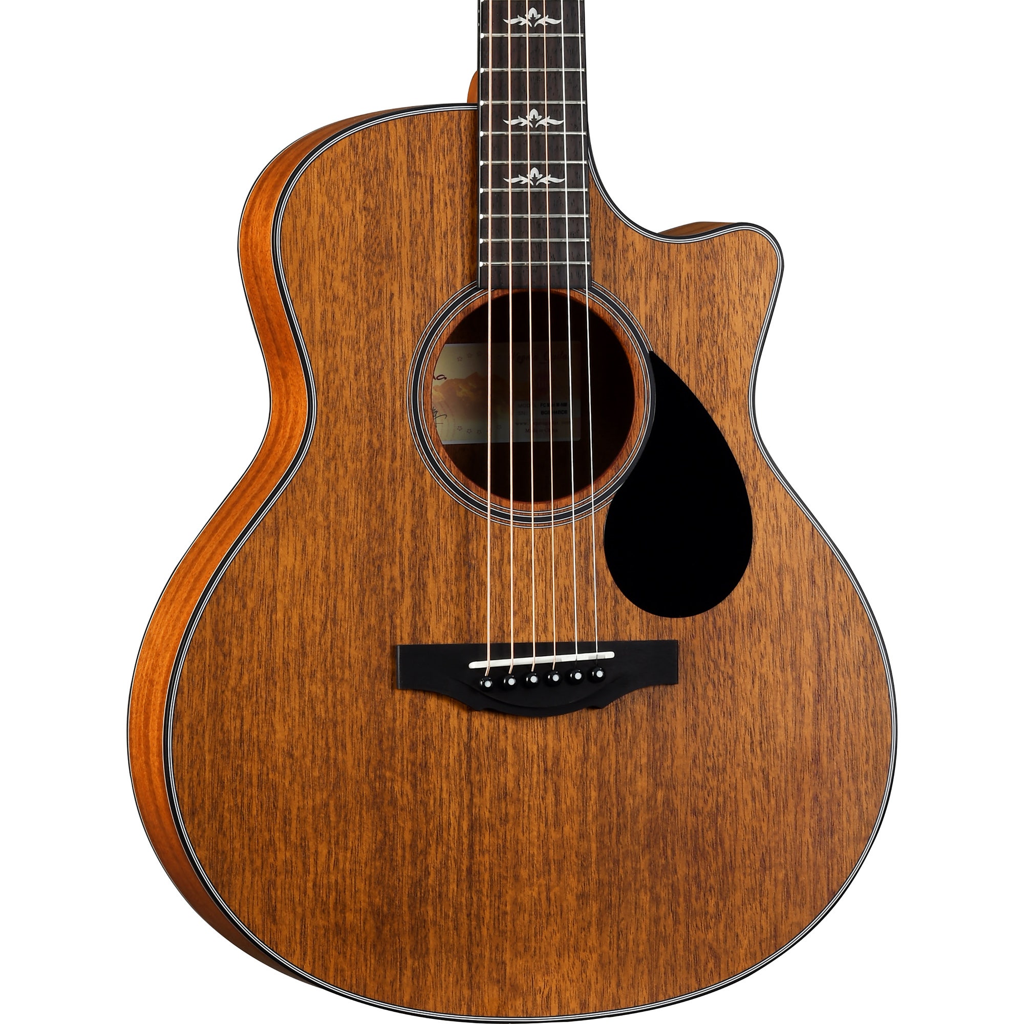 Kepma FC Mini Mahogany/Mahogany Guitar with Elfin Pickup and Bag