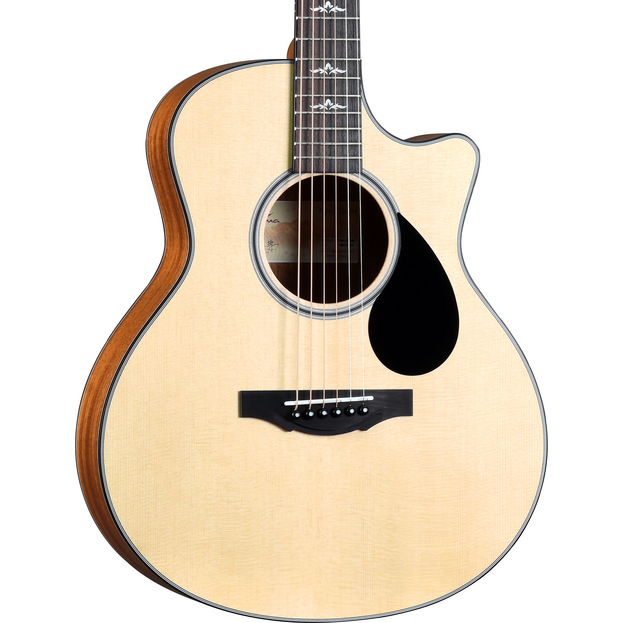 Kepma FC Mini Spruce/Mahogany Guitar Elfin Pickup and Bag