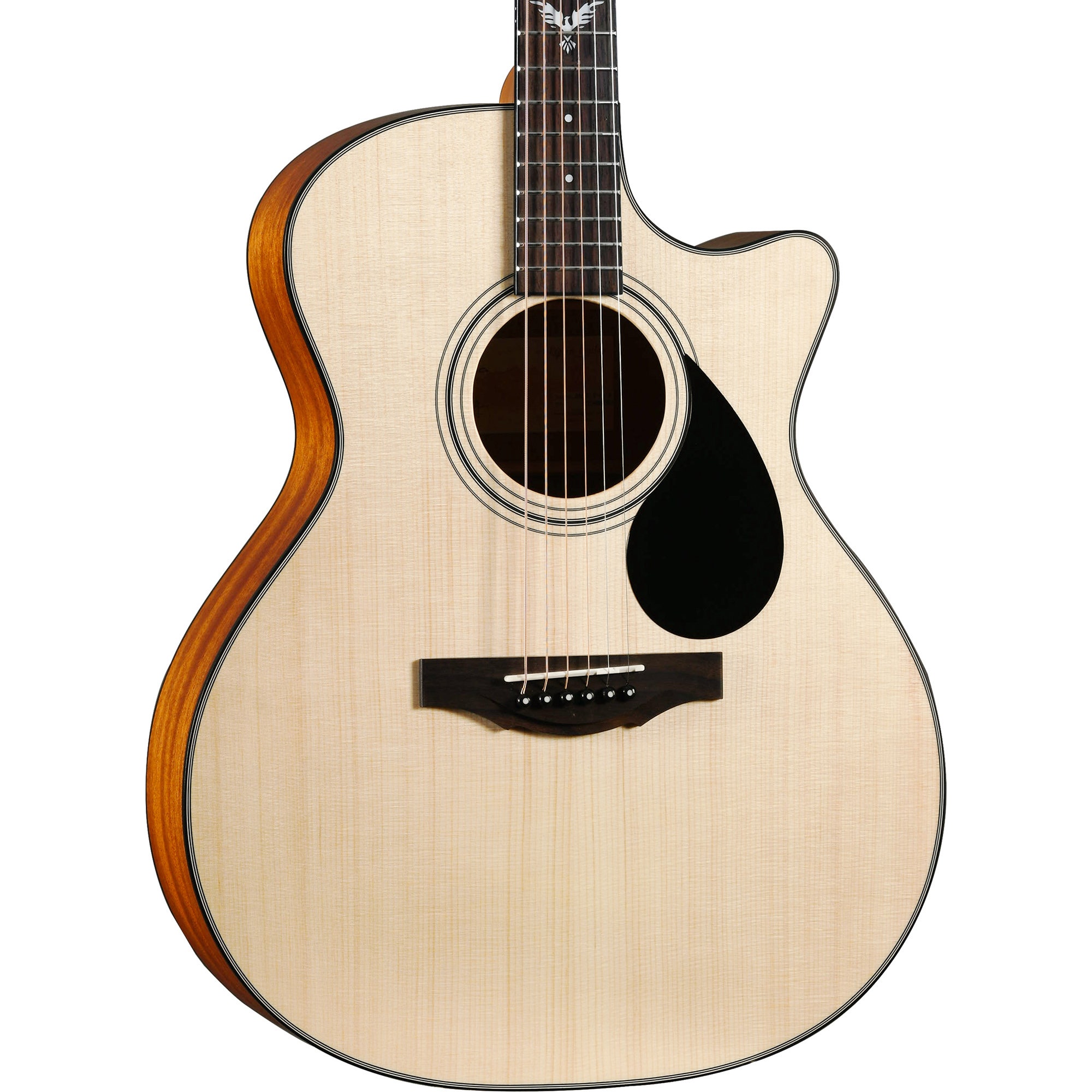 Kepma Fenix Grand Auditorium Solid Spruce/Mahogany Guitar with AcoustiFex and Bag