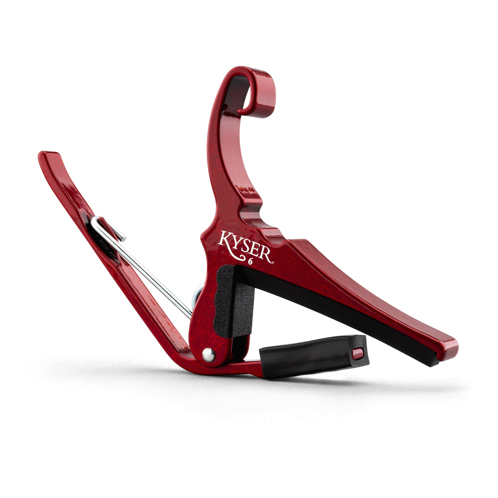 Kyser KG6RA Quick-Change Acoustic Capo Ruby Red