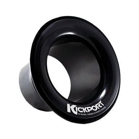 KickPort Sonic Enhancement Bass Drum Port Insert Black