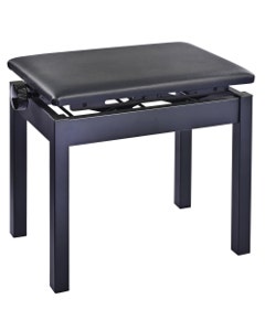 K&M 13992 Height-Adjustable Piano Bench Black